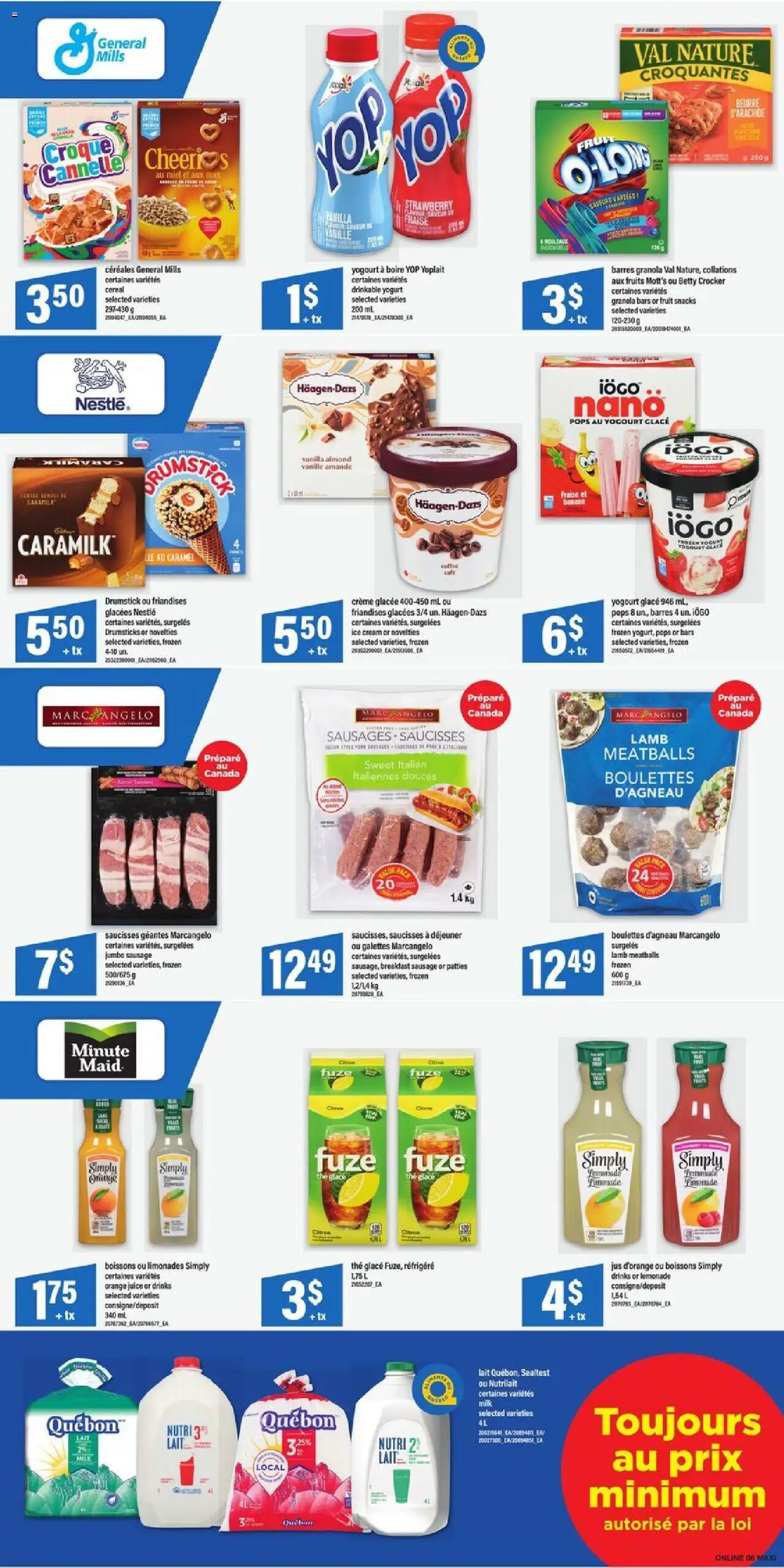 Maxi flyer valid from 07.08.2025 | Page: 8 | Products: Milk, Yogurt, Juice, Pork