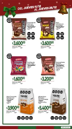 Vista previa La Anonima catálogo válido desde el 11.12.2025 | Página: 6 | Productos: Bolsa, Almendras, Mani, Chocolate