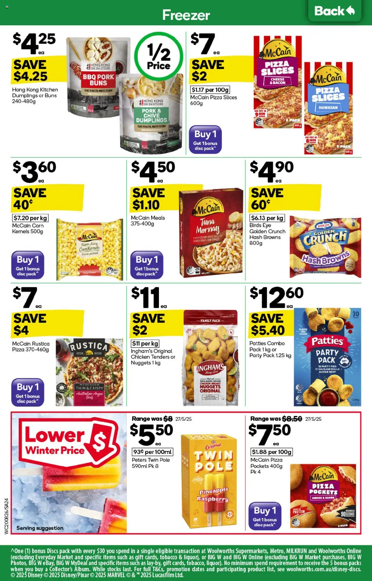 Woolworths catalogue - valid from 20.08.2025 | Page: 24 | Products: Bacon, Pork, Tuna, Pies