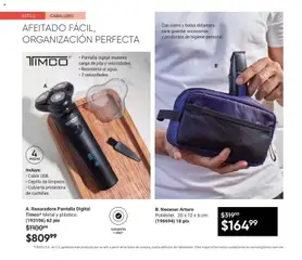 Vista previa de AVON Casa & Estilo 6 2026, nuevo folleto de la tienda, válido en México a partir del 02.04.2026 | Página: 142 | Productos: Bolsa, Cable, Pila, Rasuradora