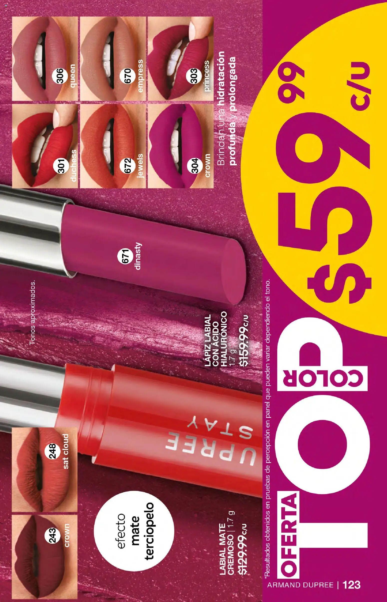 Nuevas ofertas de Fuller válidas en toda la República Mexicana desde el 21.01.2026. ¡Encuentra las mejores ofertas en Fuller campaña 21 2026! | Página: 123 | Productos: Mate, Lápiz labial