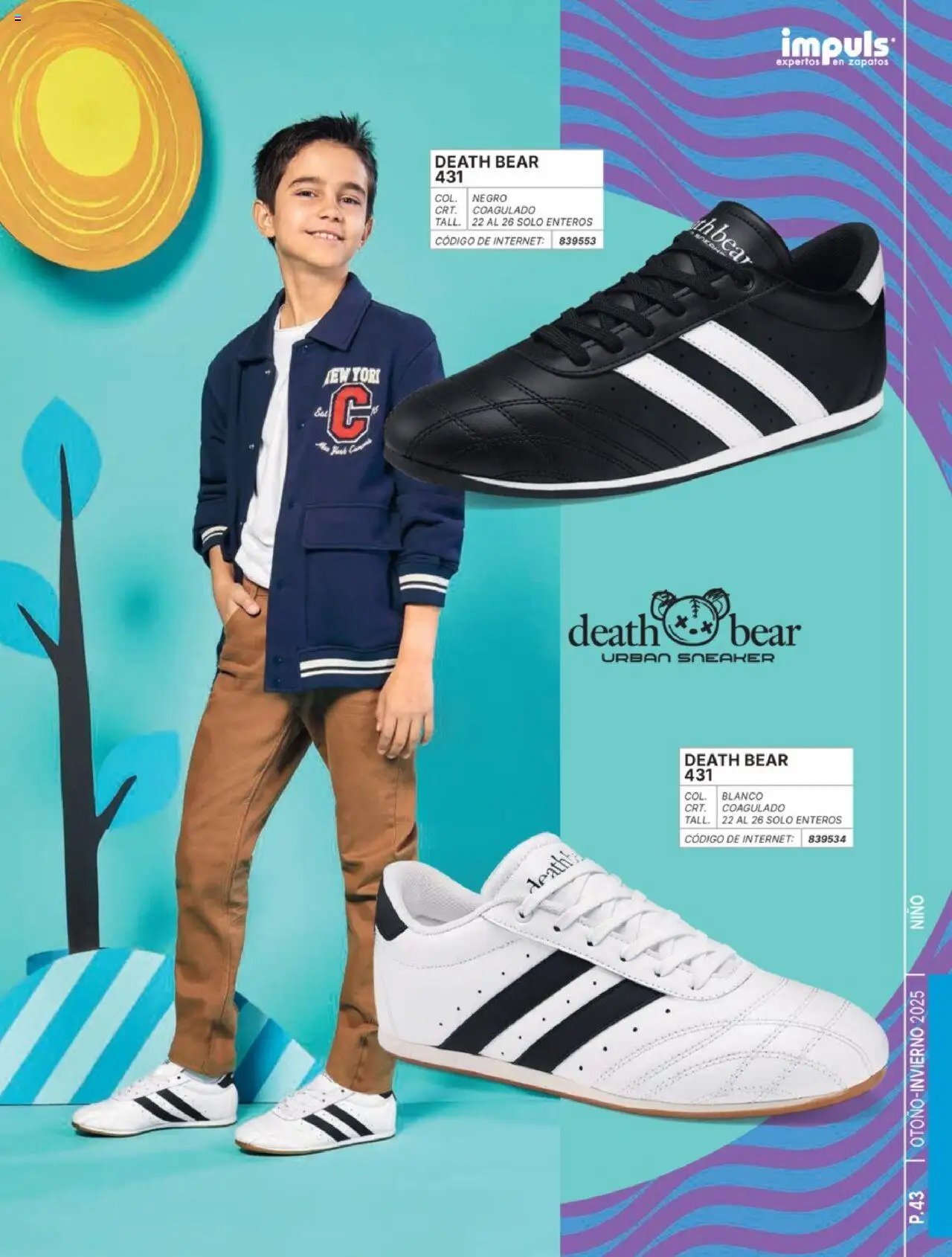 Nuevas ofertas de Impuls válidas en toda la República Mexicana desde el 07.07.2025. ¡Encuentra las mejores ofertas en Impuls catálogo Niño Otoño-Invierno 2025! | Página: 45 | Productos: Zapatos