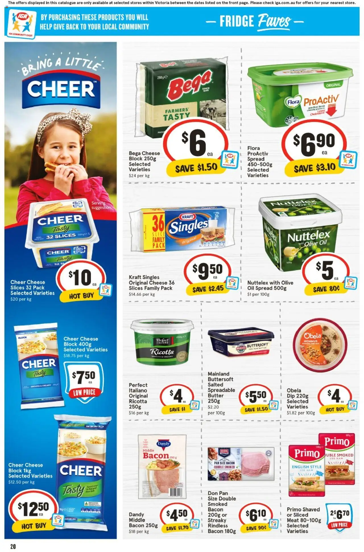 IGA catalogue - valid from 13.08.2025 | Page: 20 | Products: Dairy, Juice, Sugar, Fridge