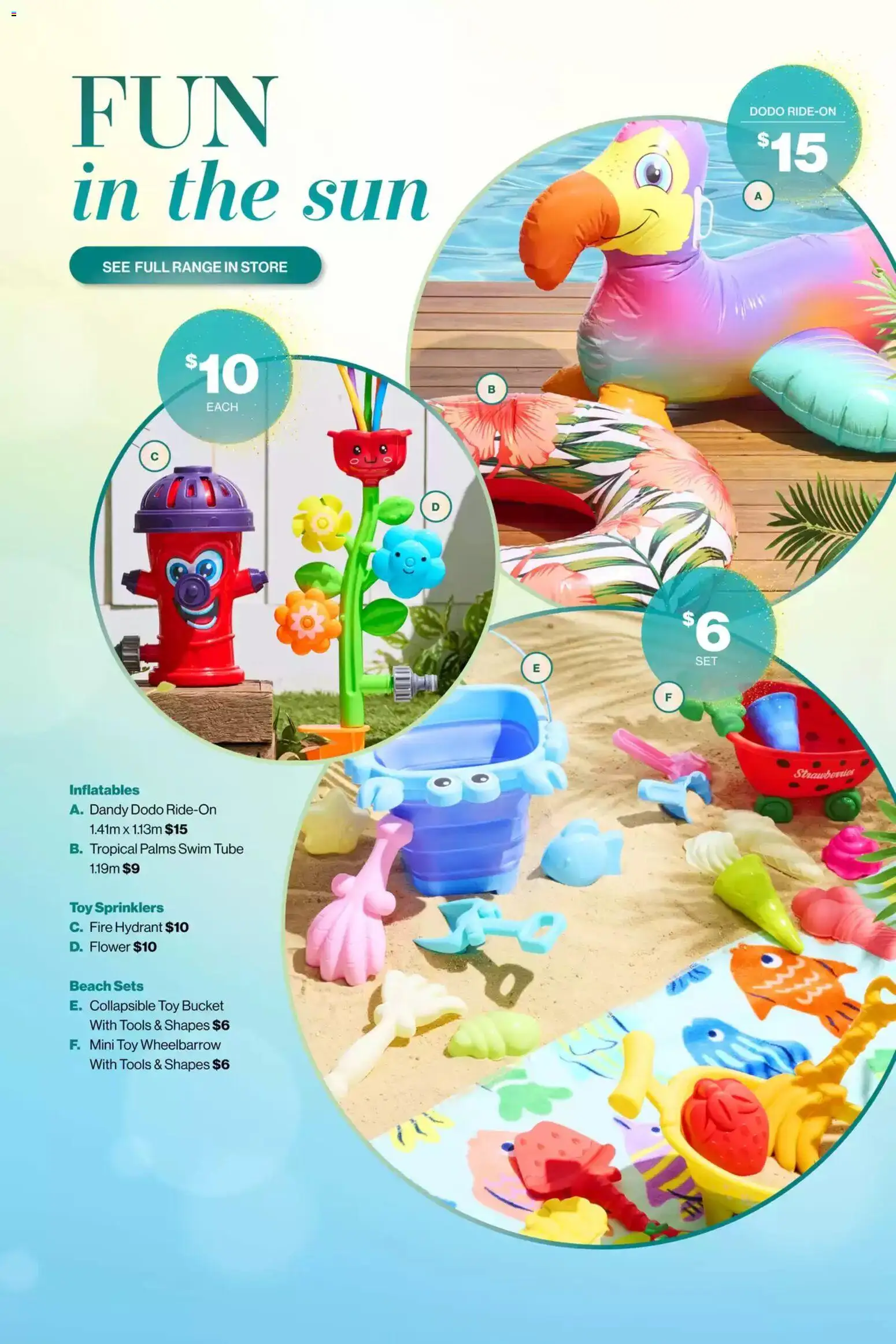 The Reject Shop catalogue - valid from 03.12.2025 | Page: 8 | Products: Bucket, Strawberries, Wheelbarrow, Tools