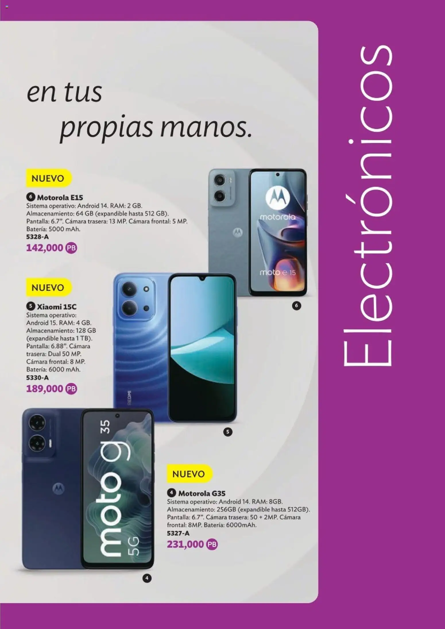 Nuevas ofertas de Betterware válidas en toda la República Mexicana desde el 05.01.2026. ¡Encuentra las mejores ofertas en Betterware Catálogo de Premios! | Página: 23 | Productos: Cámara, Batería