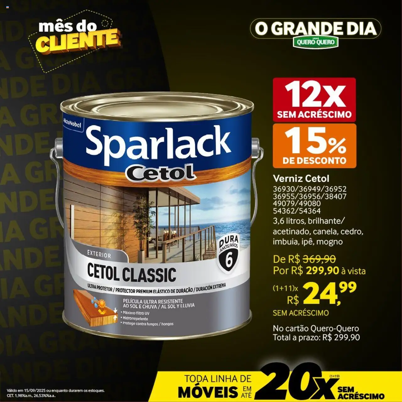 Lojas Quero-Quero Folheto - válido de 15.09.2025 | Página: 22 | Produtos: Verniz