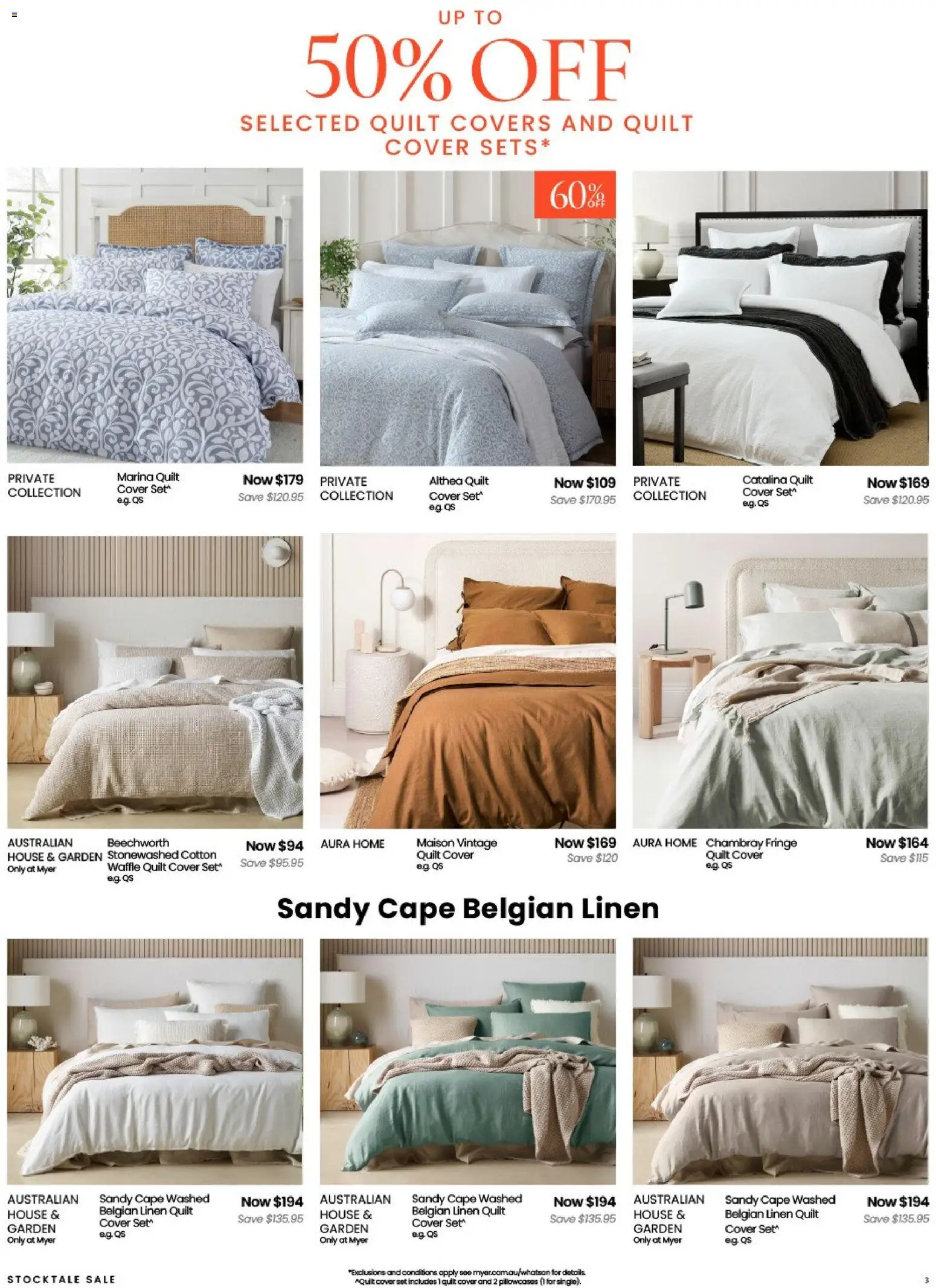Myer catalogue - valid from 26.12.2025 | Page: 3 | Products: Linen
