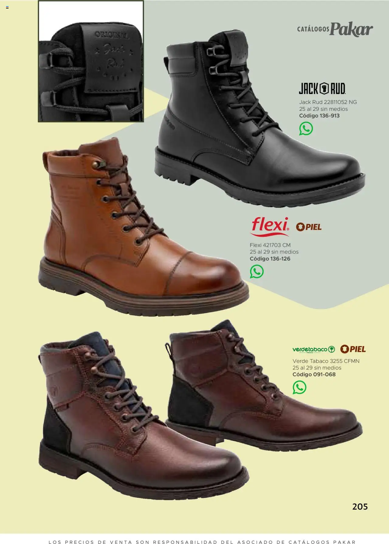 Nuevas ofertas de SC Pakar válidas en toda la República Mexicana desde el 24.07.2025. ¡Encuentra las mejores ofertas en SC Pakar - Catálogo Hombre otoño / invierno! | Página: 205