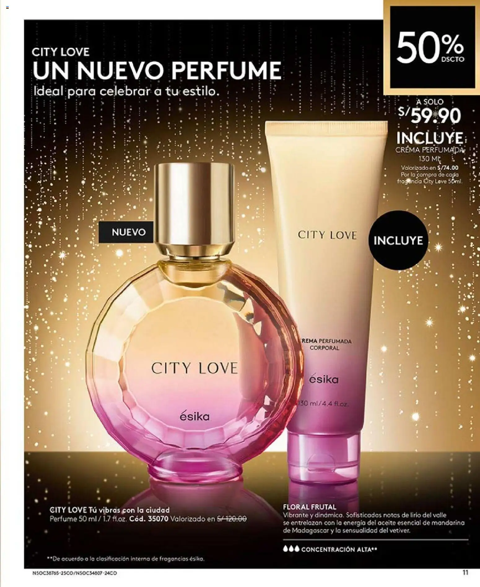 Catálogo Ésika válido desde 18.12.2025 | Página: 11 | Productos: Aceite, Crema, Perfume, Fragancia