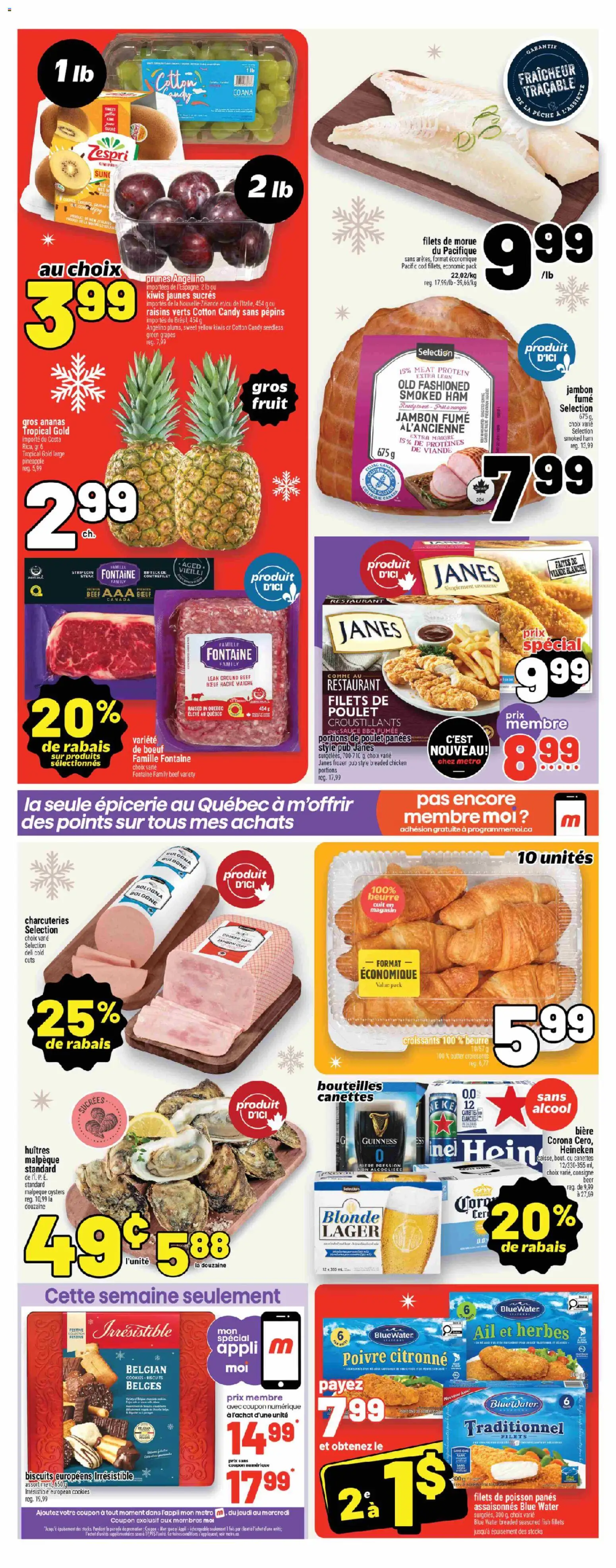 Metro flyer valid from 20.11.2025 | Page: 2 | Products: Beef, Pineapple, Ham, Chicken