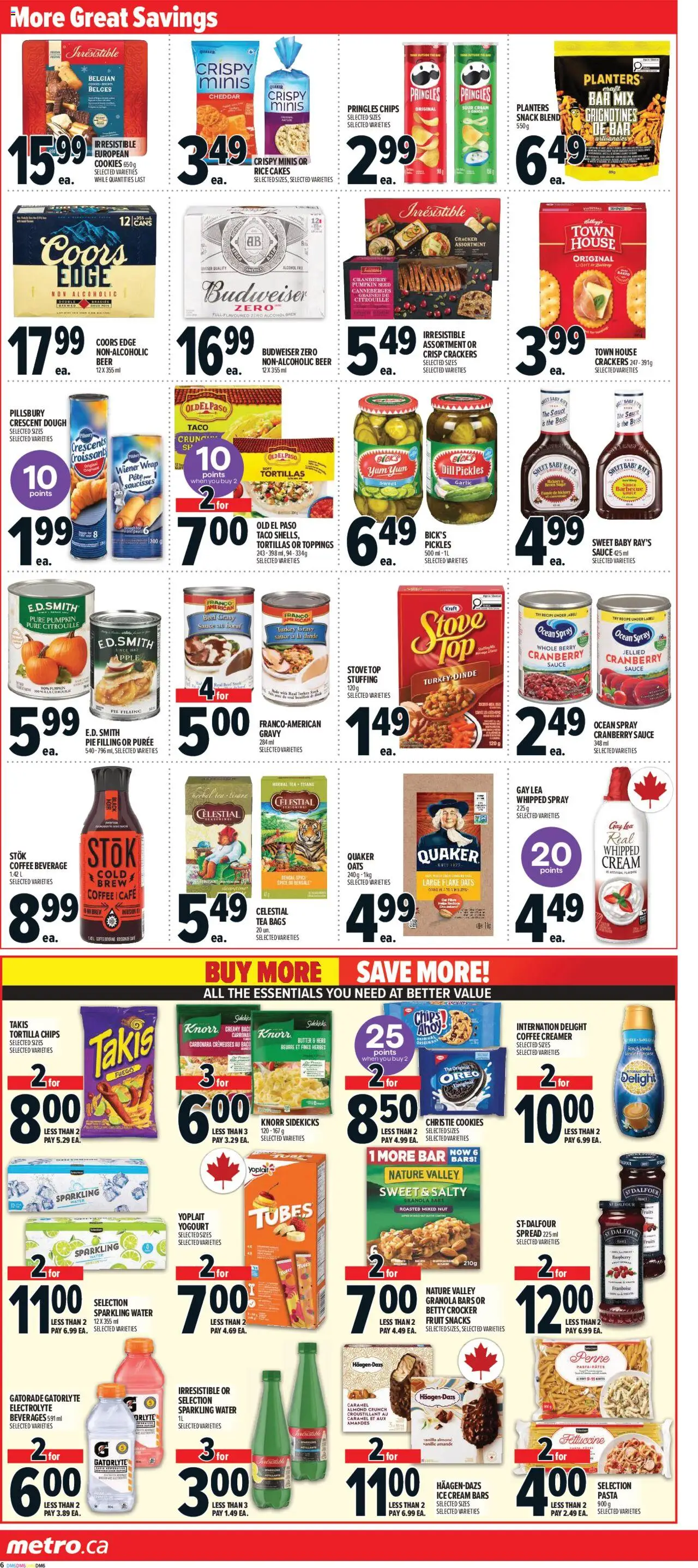 Metro flyer valid from 09.10.2025 | Page: 12 | Products: Rice, Cream, Ice cream, Butter