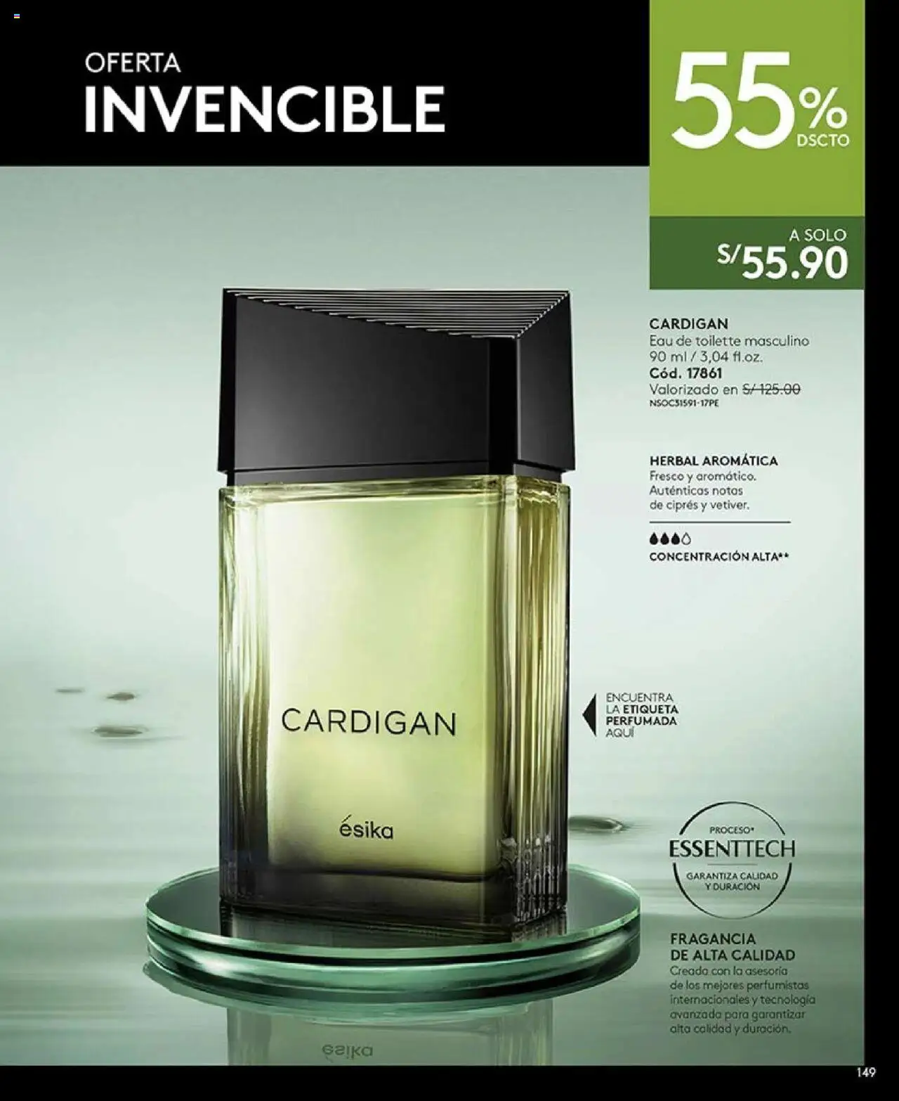 Catálogo Ésika válido desde 25.08.2025 | Página: 149 | Productos: Fragancia, EAU de Toilette