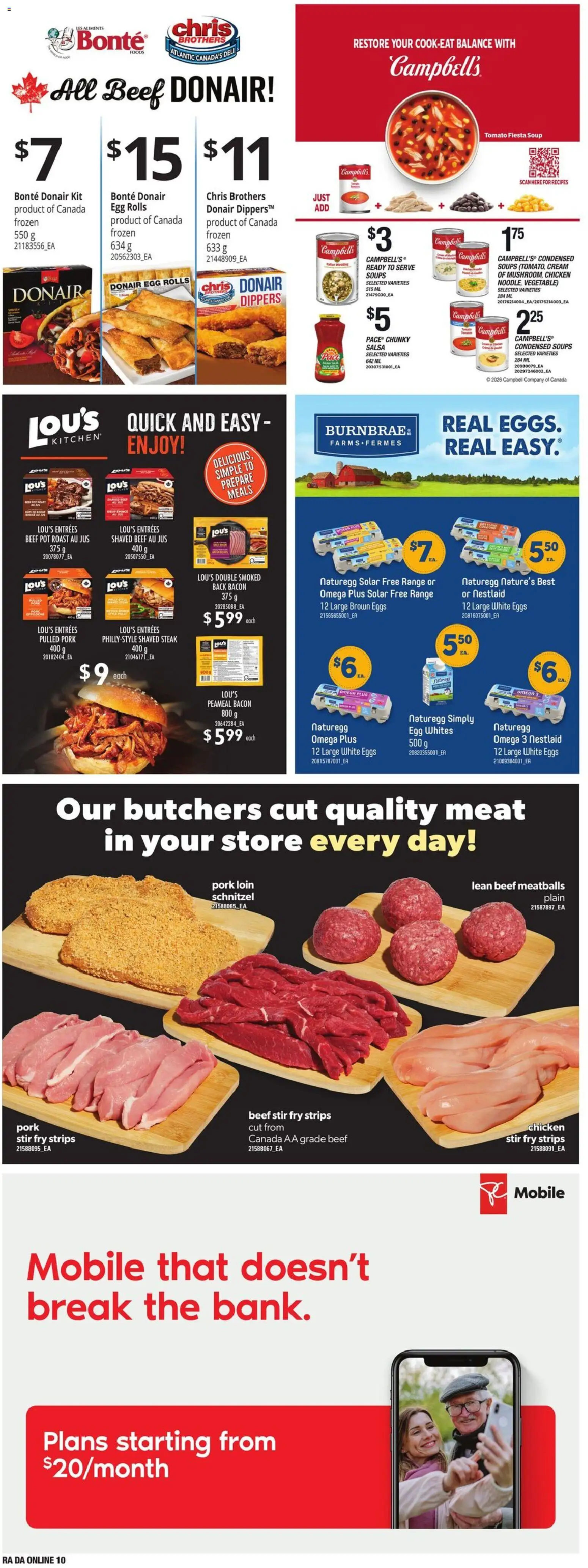 Atlantic Superstore flyer valid from 19.03.2026 | Page: 27 | Products: Beef, Cream, Chicken, Pork