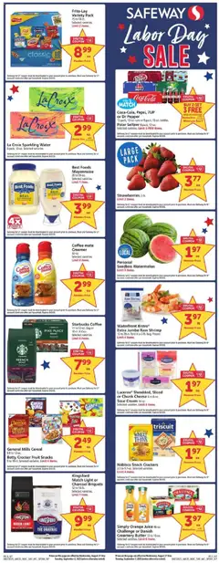 Preview of Safeway weekly ads valid from 27.08.2025