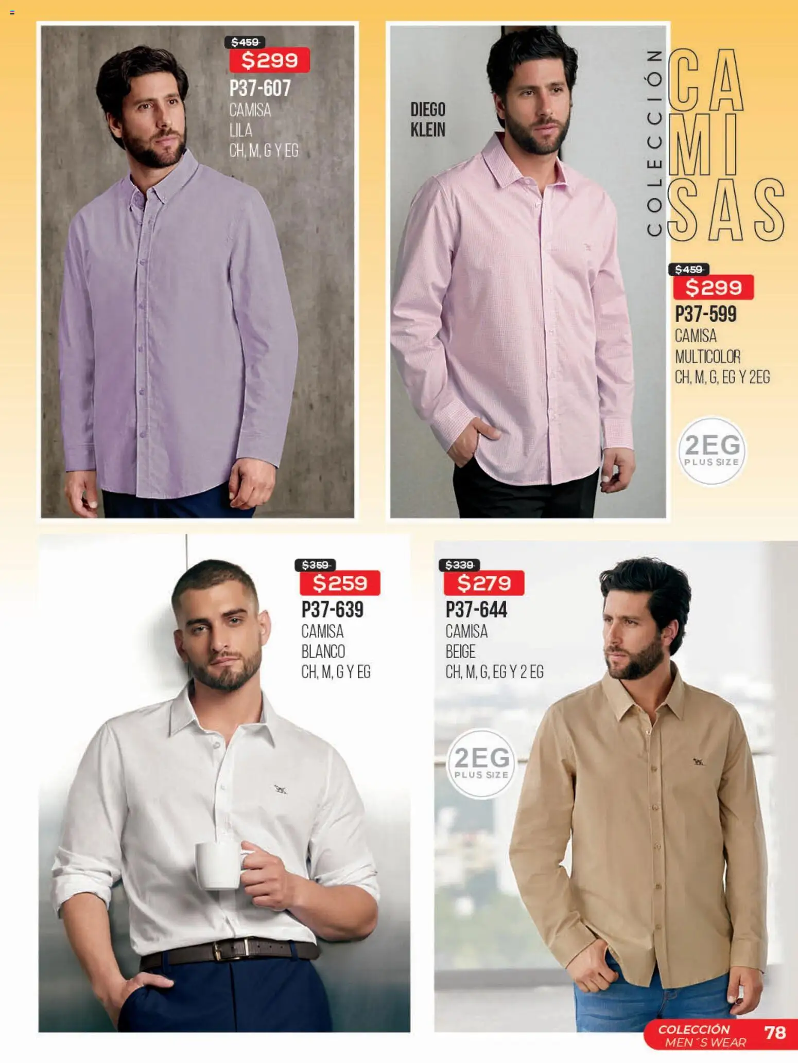Nuevas ofertas de Cklass válidas en toda la República Mexicana desde el 03.03.2026. ¡Encuentra las mejores ofertas en Cklass catálogo Promo semanal! | Página: 79 | Productos: Camisa