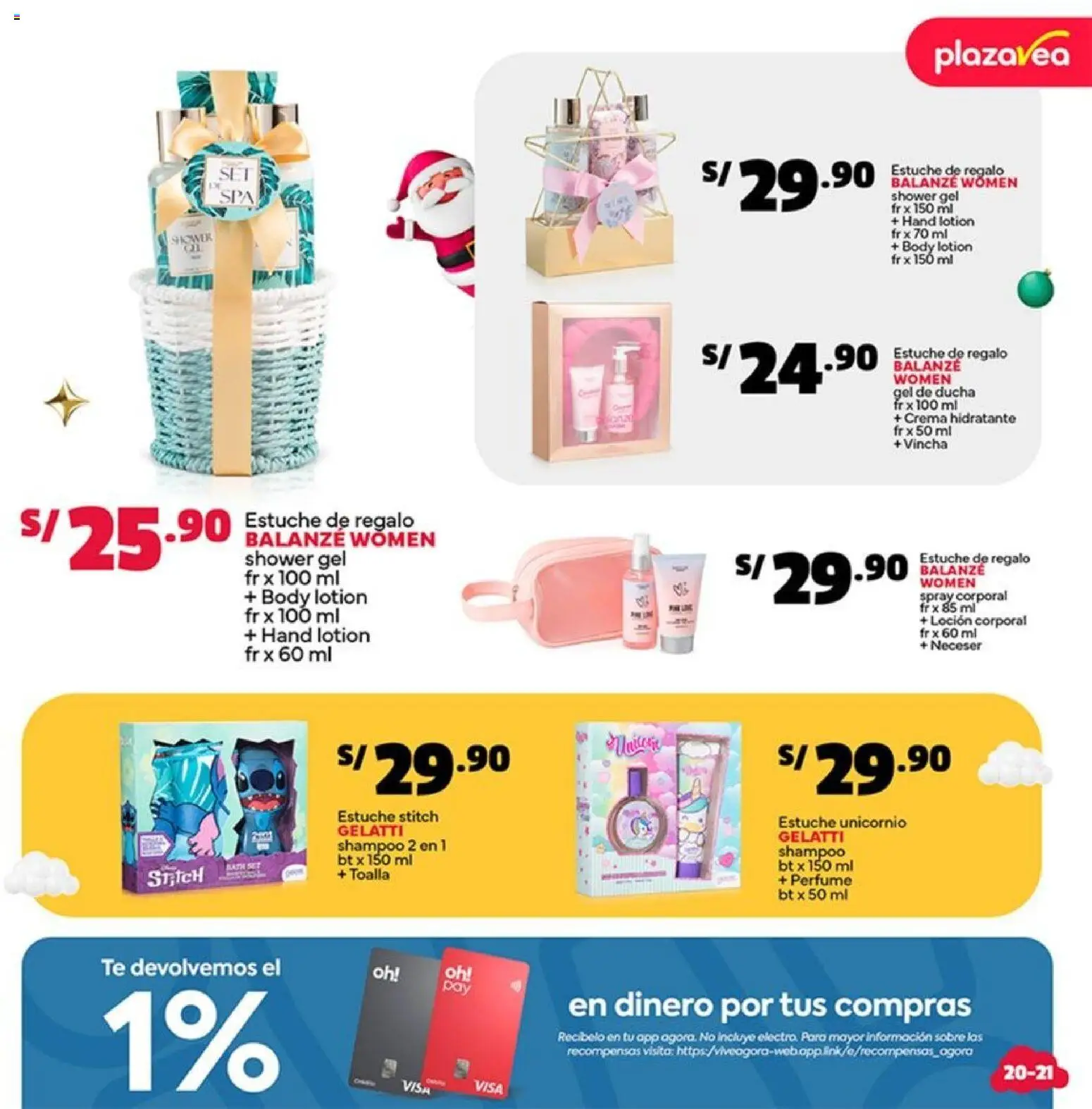 Catálogo Plaza Vea válido desde 17.11.2025 | Página: 21 | Productos: Gel de ducha, Ducha, Crema, Perfume
