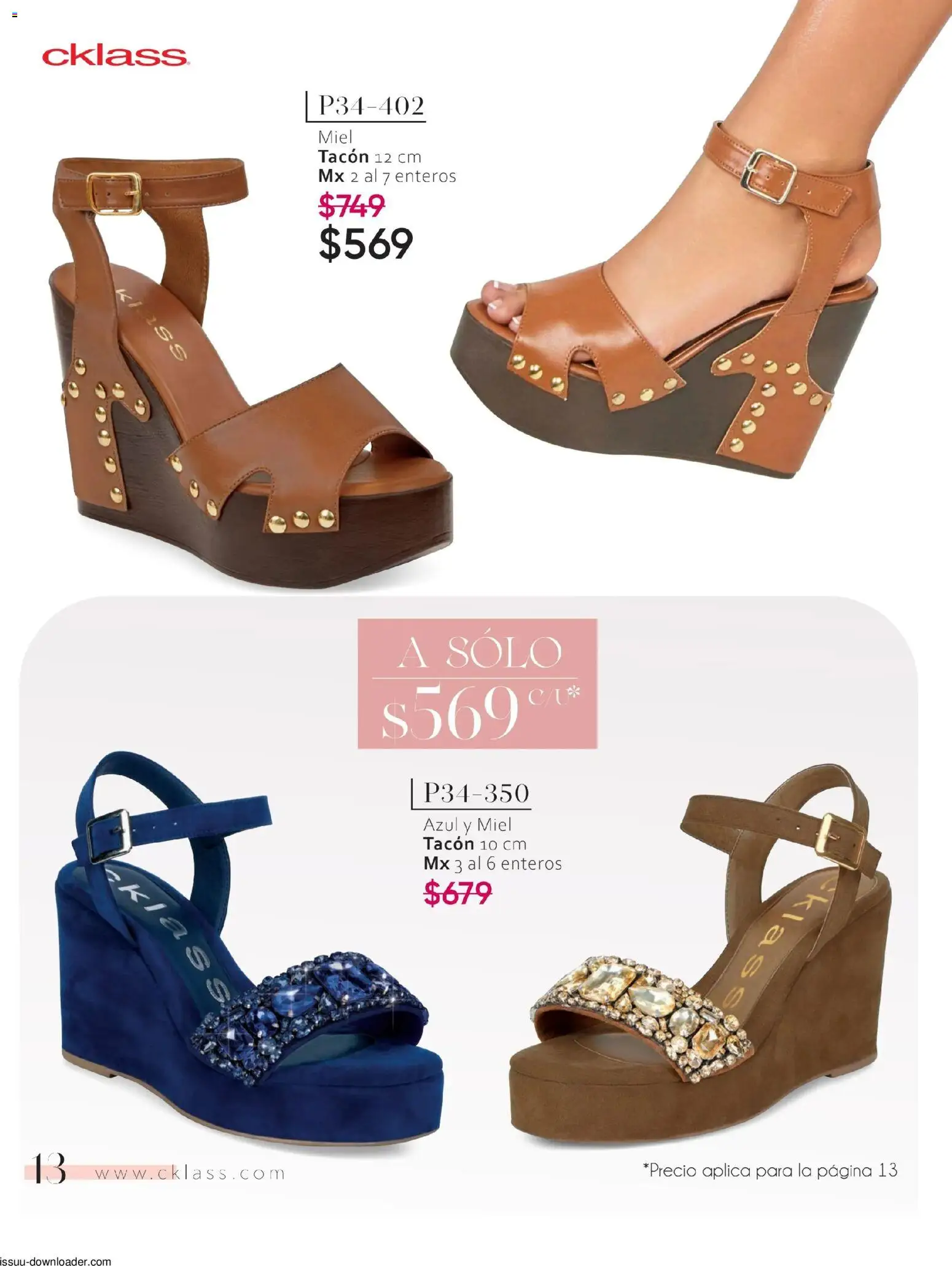 Nuevas ofertas de Cklass válidas en toda la República Mexicana desde el 26.01.2026. ¡Encuentra las mejores ofertas en Cklass catálogo Especial Calzado! | Página: 14