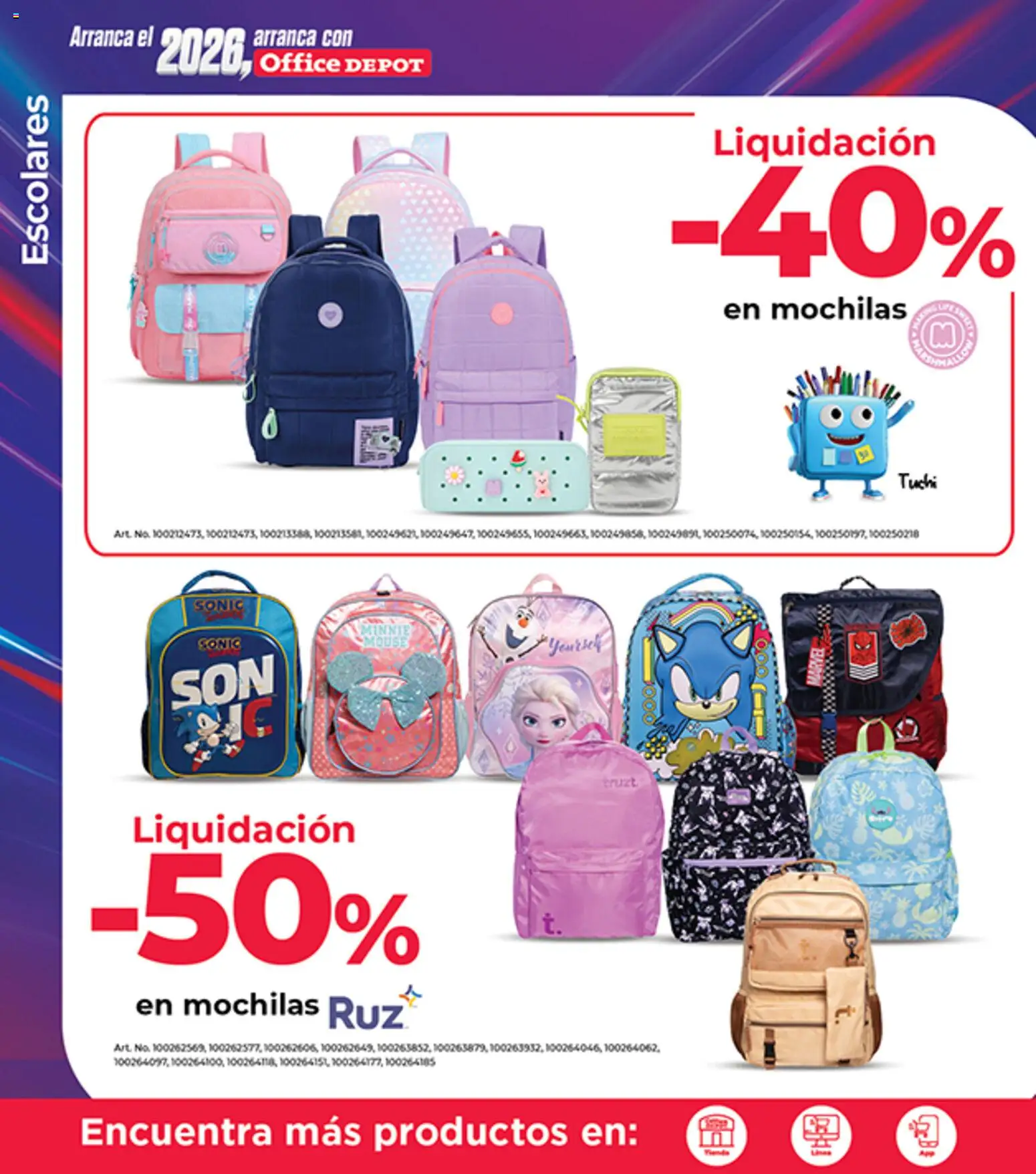 Nuevas ofertas de Office Depot válidas en toda la República Mexicana desde el 01.02.2026. ¡Encuentra las mejores ofertas en Office Depot catálogo! | Página: 13