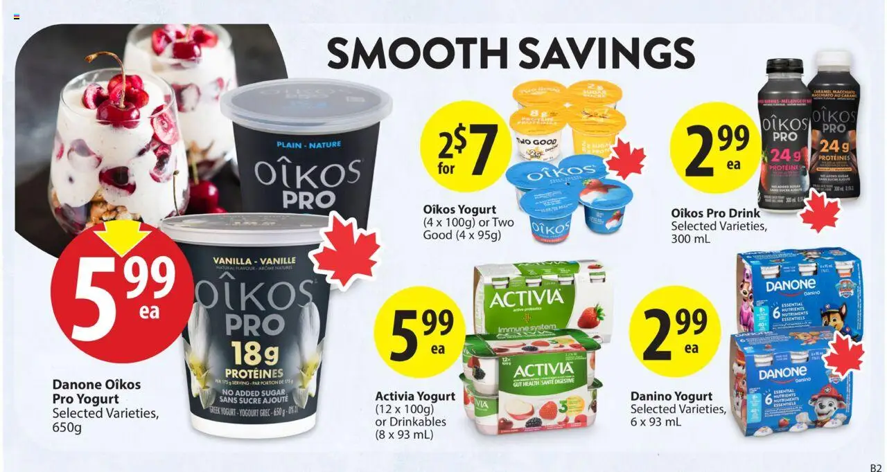 Save on foods flyer valid from 11.09.2025 | Page: 21 | Products: Yogurt