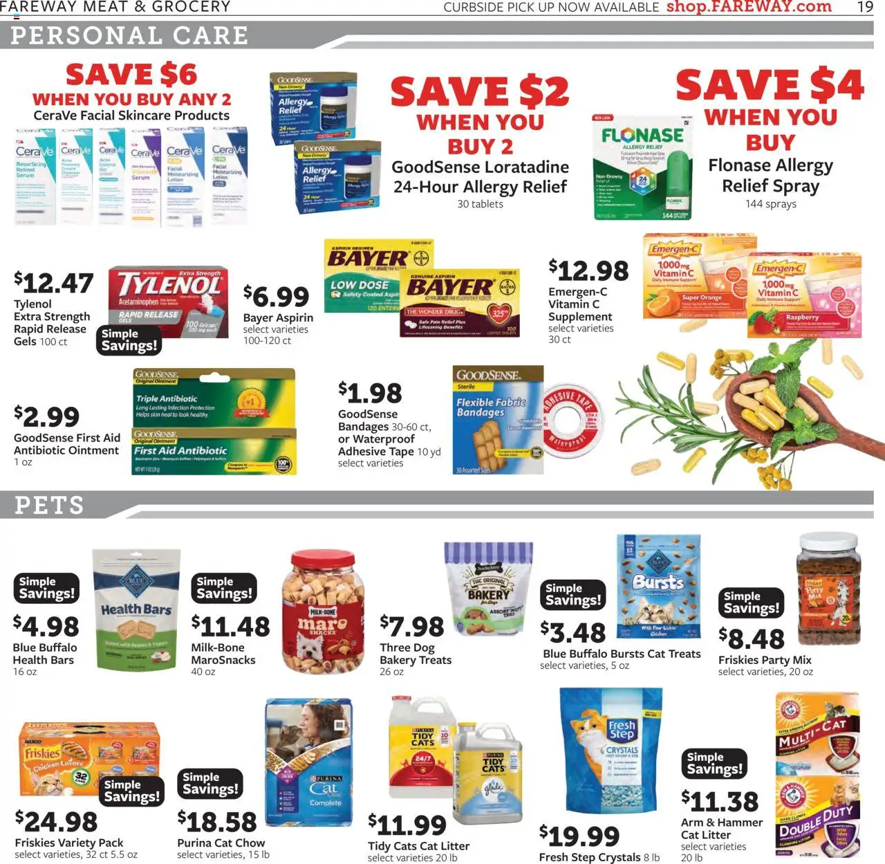 Fareway Weekly Ad - valid from 11.08.2025 | Page: 19 | Products: Bakery, Safe, Cat Litter, Yogurt