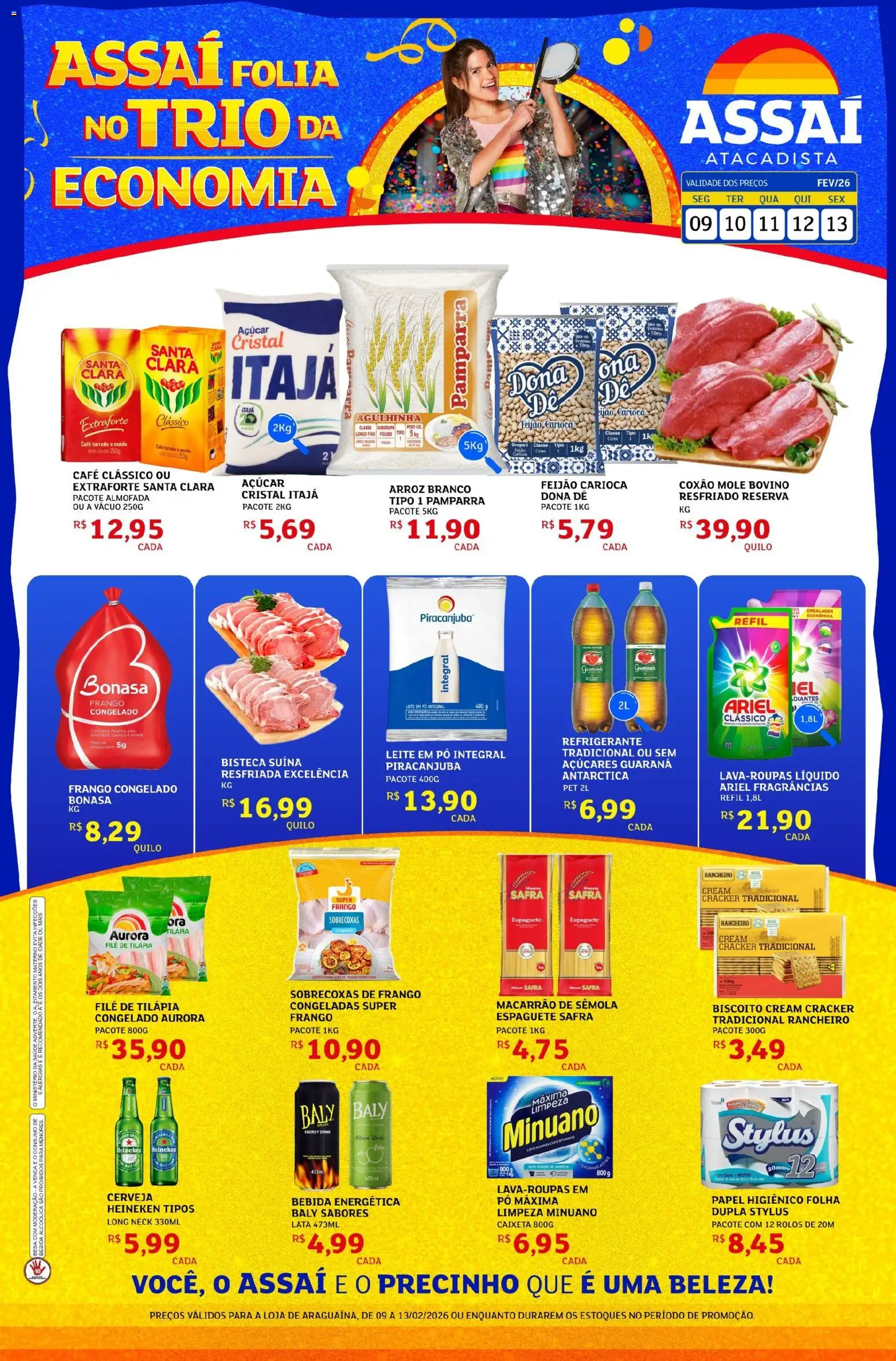Assaí Atacadista Folheto - válido de 09.02.2026 | Página: 1