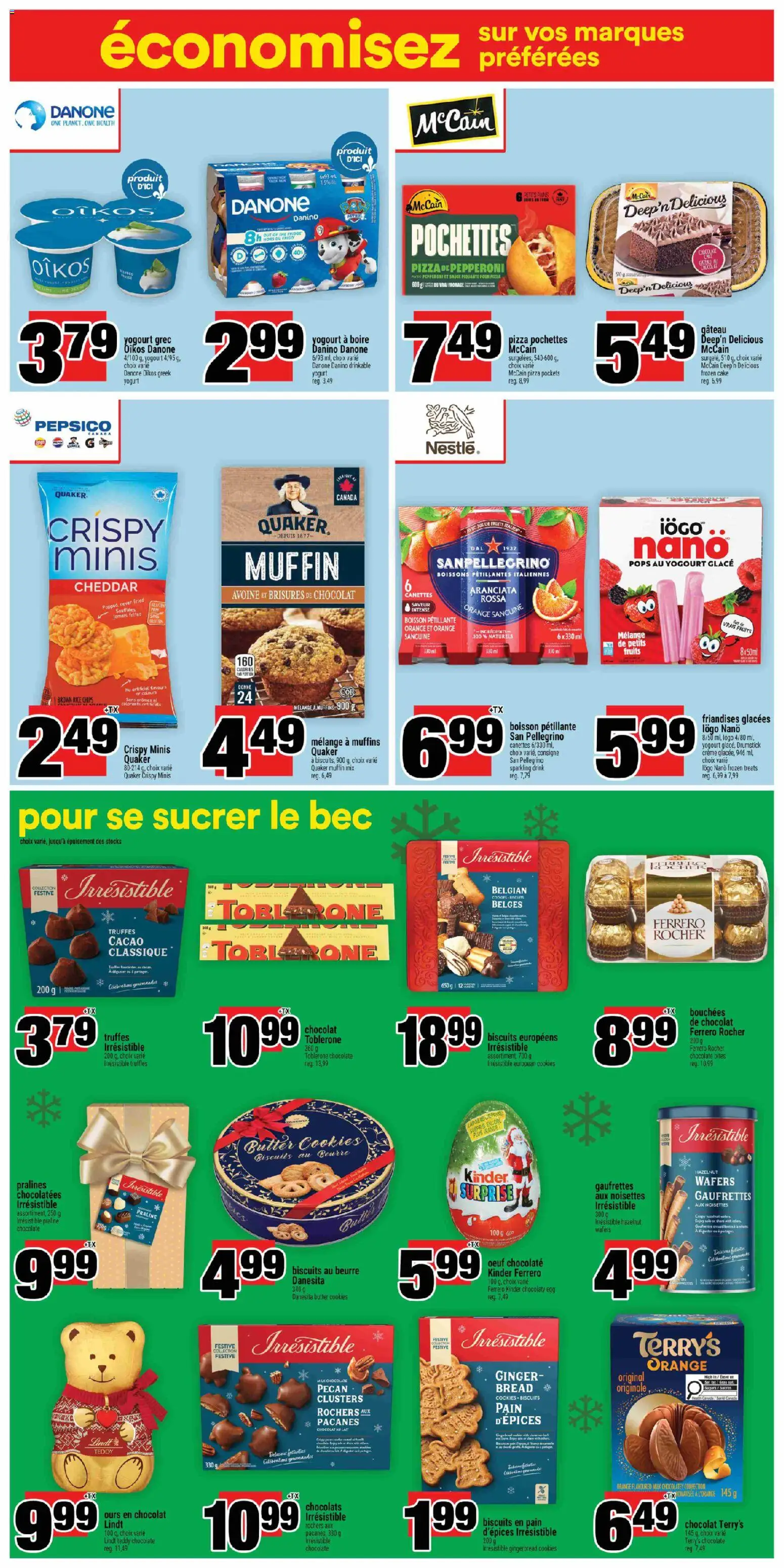 Super C flyer valid from 04.12.2025 | Page: 15 | Products: Cookies, Milk, Yogurt, Bread