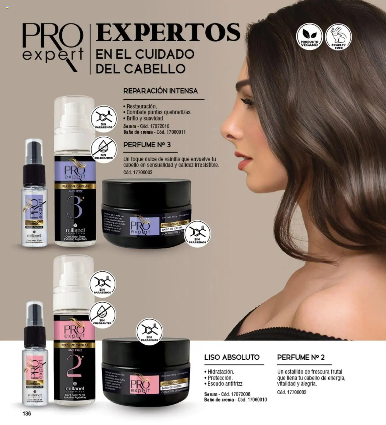 Millanel catálogo │ válido desde el 18.08.2025 | Página: 136 | Productos: Baño, Aceite, Serum, Crema