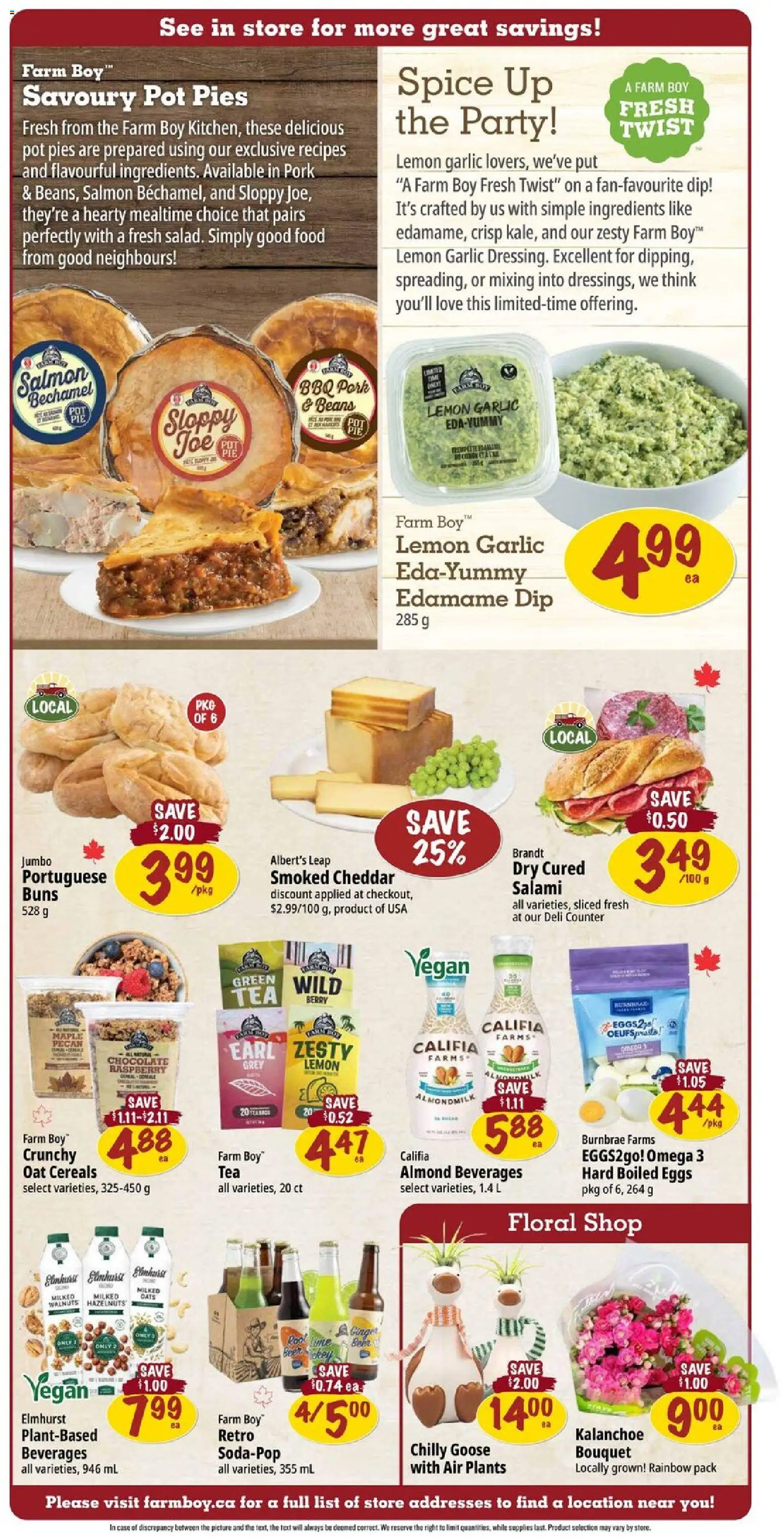 Farm Boy flyer valid from 22.01.2026 | Page: 3 | Products: Cereals, Chocolate, Salami, Pork