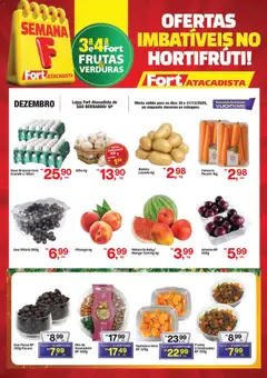 Fort Atacadista - Ofertas Frutas, Verduras - Pré-Visualização do folheto da loja Fort Atacadista, válido de 30.12.2025
