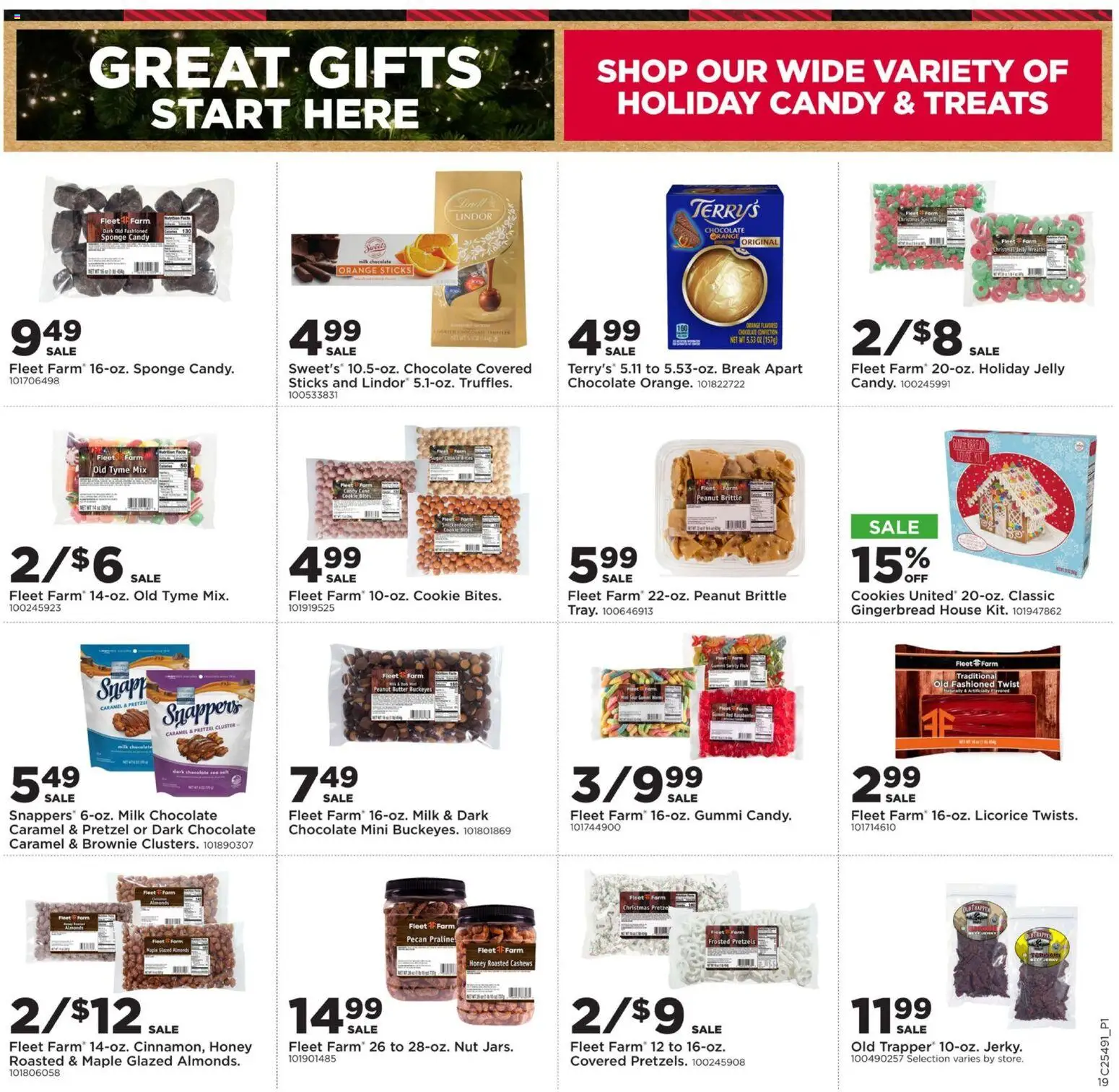 Mills Fleet Farm Weekly Ad - valid from 04.12.2025 | Page: 24 | Products: Milk, Butter, Chocolate, Cookies