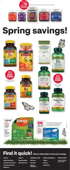 Preview of CVS Pharmacy weekly ads valid from 29.03.2026 | Page: 5 | Products: Vitamin, Fish Oil, CoQ10, Deodorant