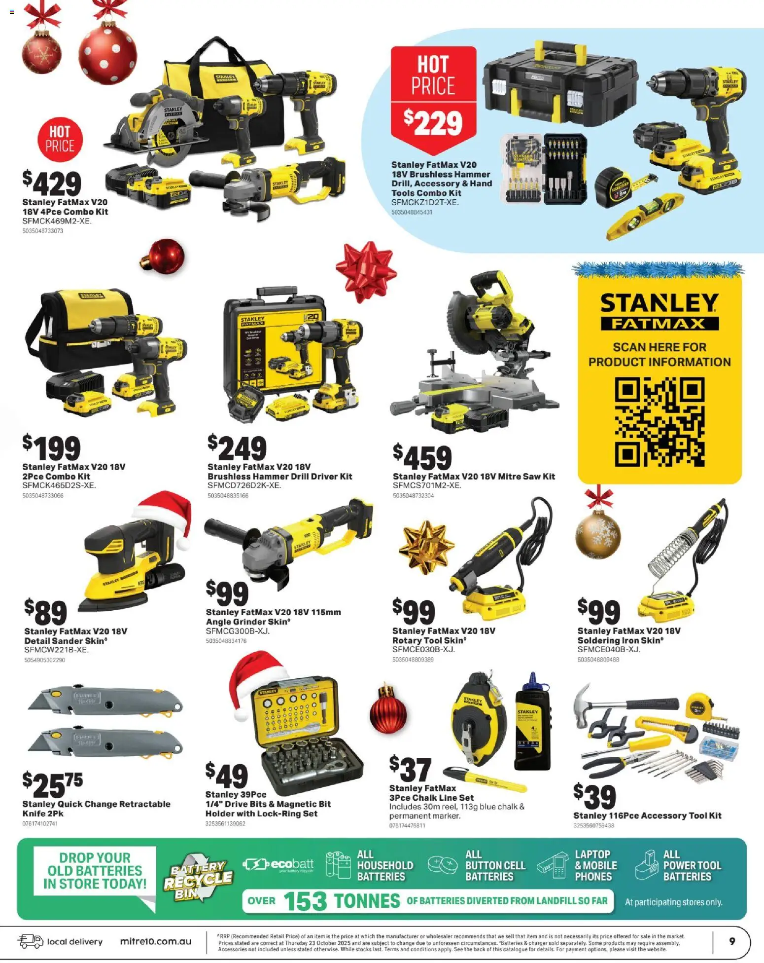 Mitre 10 catalogue - valid from 03.12.2025 | Page: 9 | Products: Battery, Charger, Accessories, Mobile