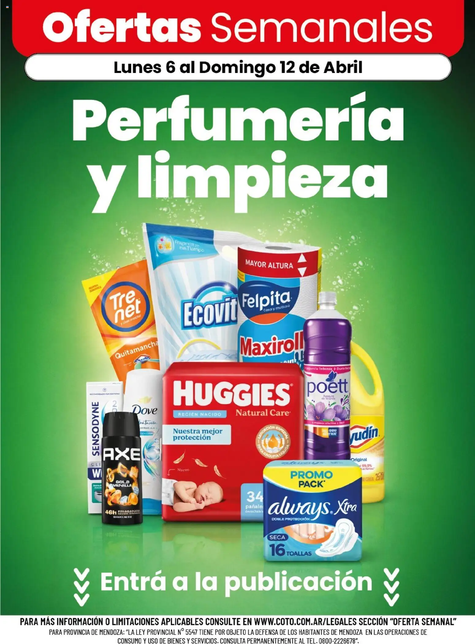 Coto - Ofertas Perfumería y limpieza │ válido desde el 06.04.2026 | Página: 1