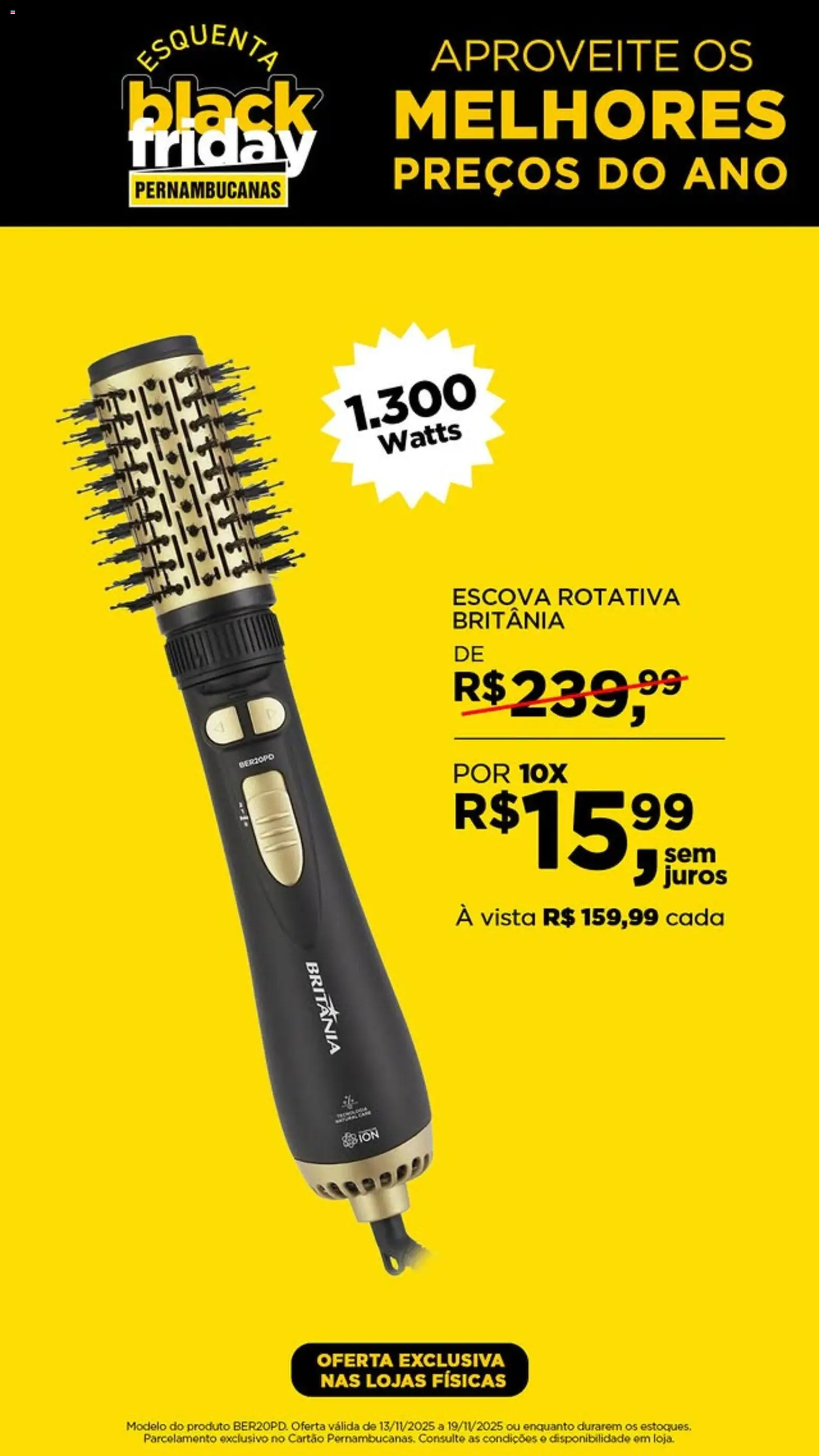 Pernambucanas Folheto - válido de 13.11.2025 | Página: 8 | Produtos: Escova, Escova rotativa