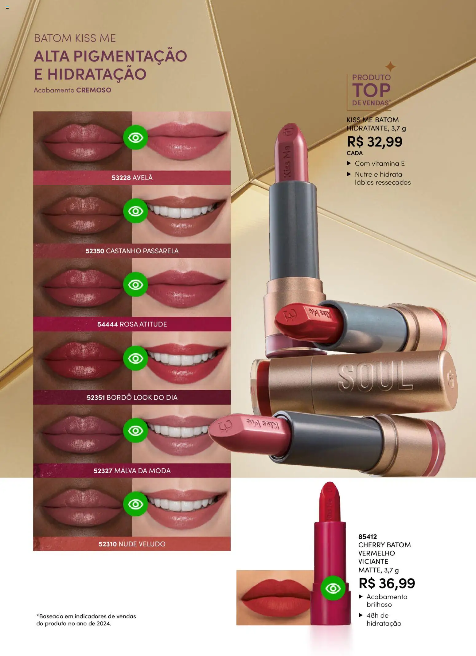 Eudora Folheto - válido de 29.10.2025 | Página: 77 | Produtos: Batom, Avelã