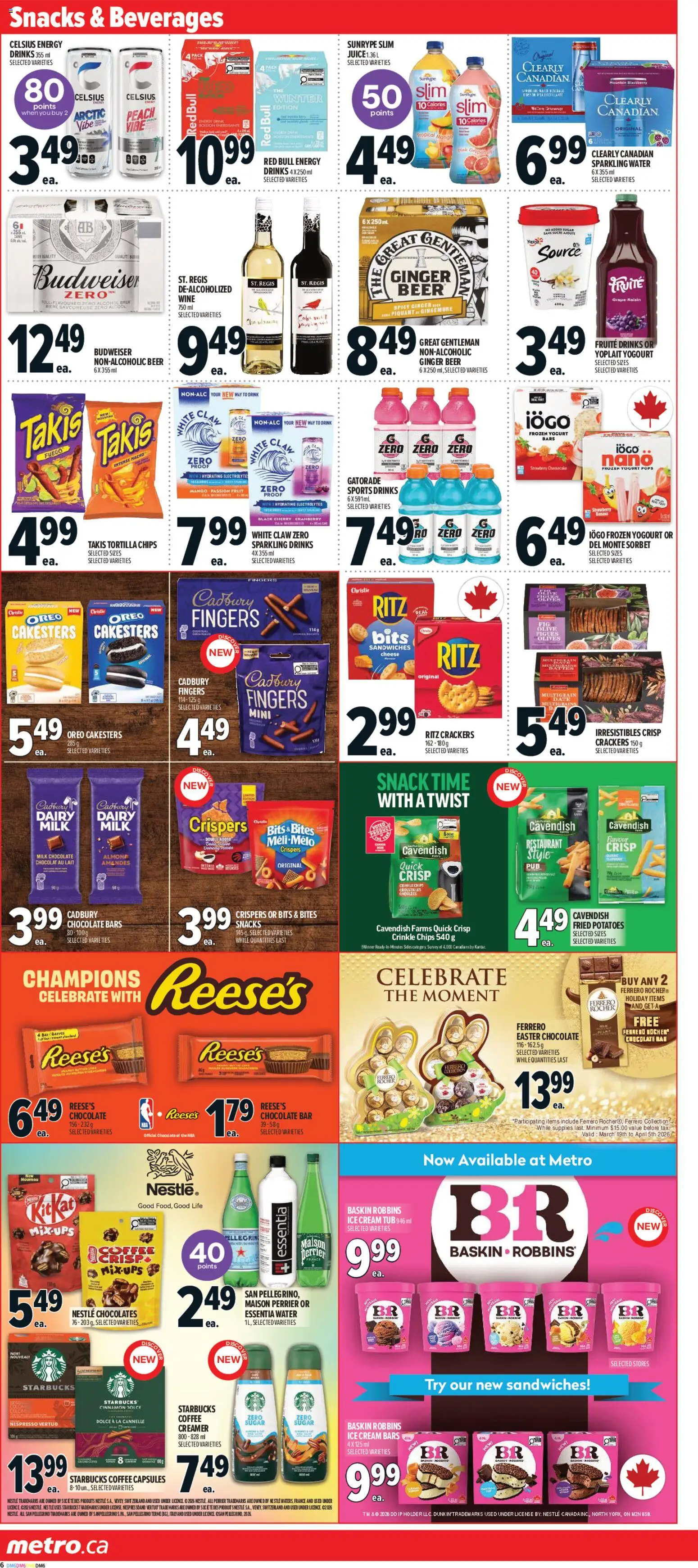 Metro flyer valid from 19.03.2026 | Page: 12 | Products: Ice cream, Potatoes, Milk, Cheese