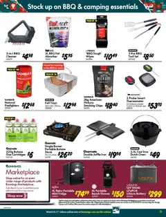 Preview of Bunnings Warehouse Get Christmas Ready Catalogue - valid from 05.11.2025 | Page: 11 | Products: Cleaner, Batteries, Portable, Grill