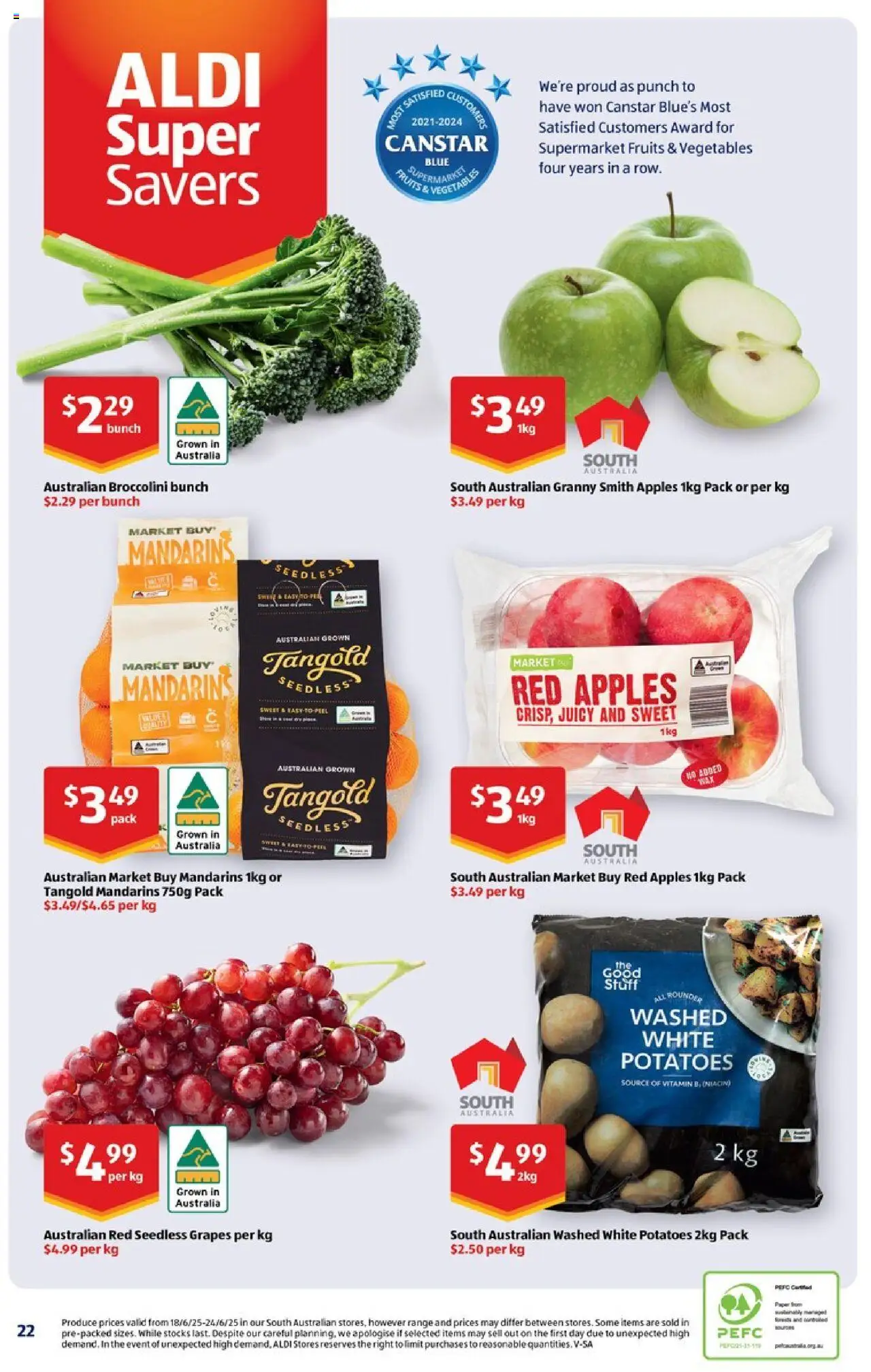 Aldi catalogue - valid from 25.06.2025 | Page: 28 | Products: Apples, Fruits, Grapes, Vitamin