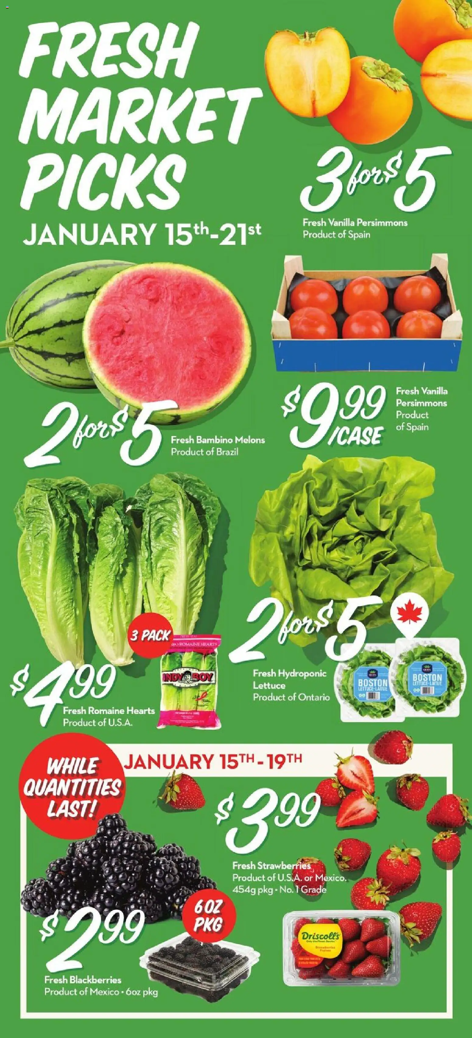 Longo's flyer valid from 15.01.2026 | Page: 2 | Products: Strawberries
