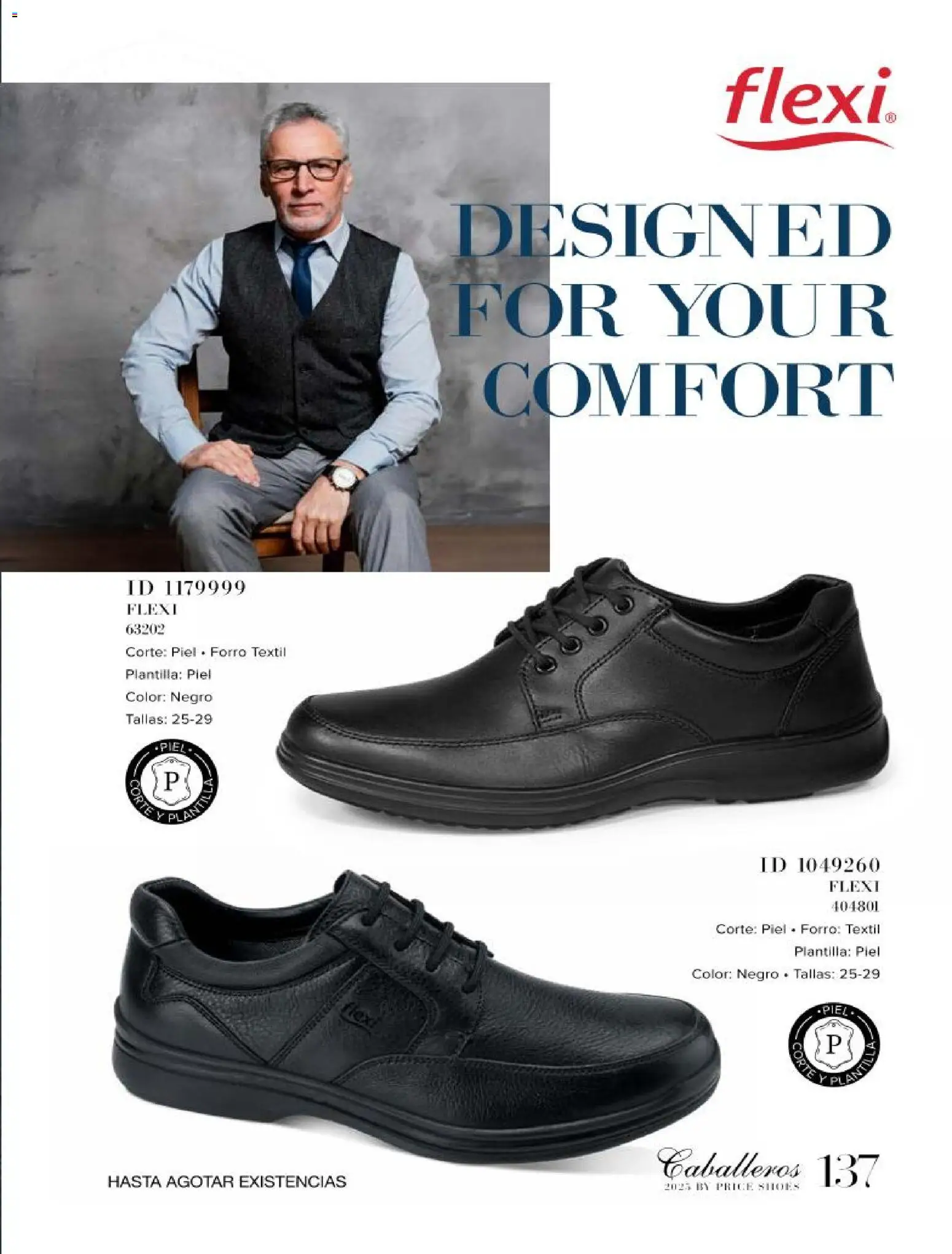 Nuevas ofertas de Price Shoes válidas en toda la República Mexicana desde el 26.11.2025. ¡Encuentra las mejores ofertas en Price Shoes catálogo Caballeros! | Página: 137