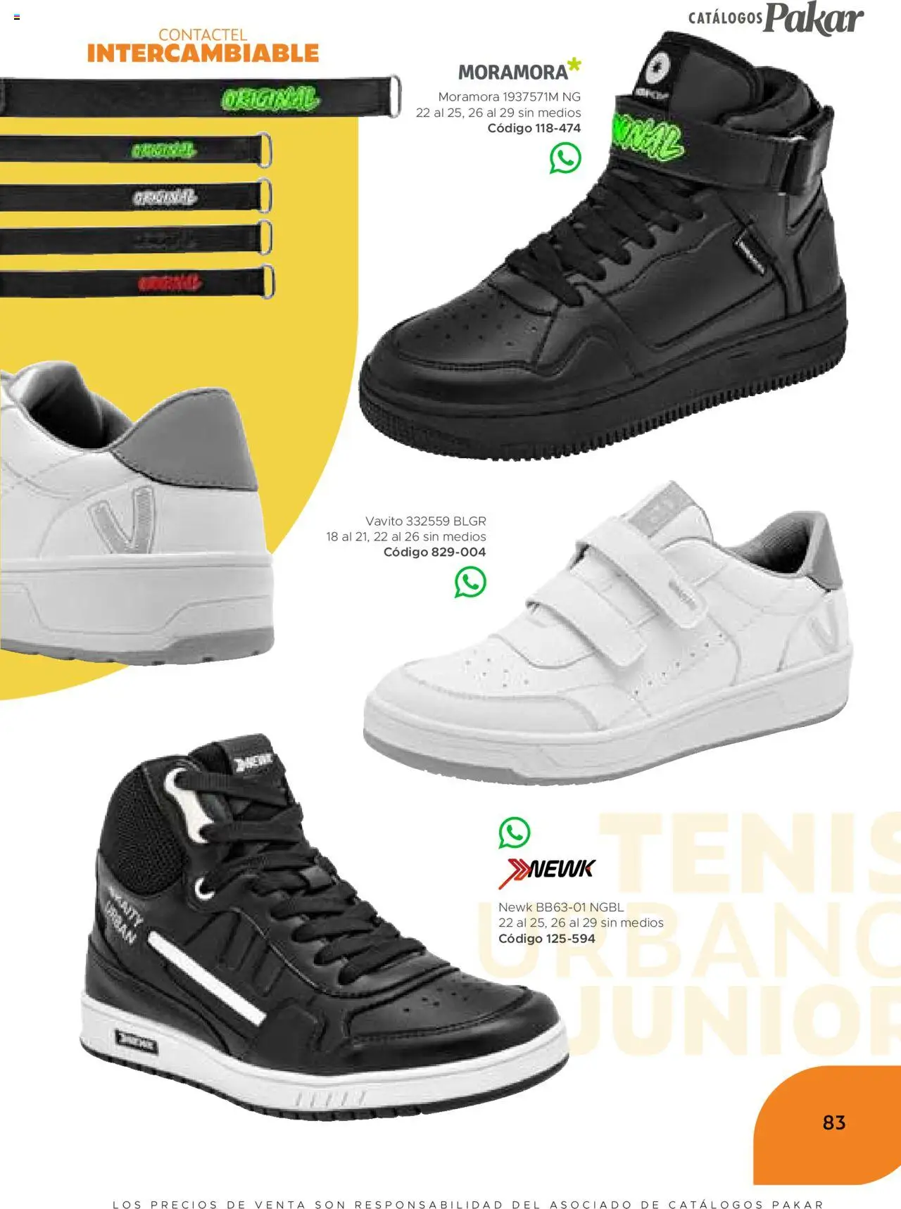 Nuevas ofertas de SC Pakar válidas en toda la República Mexicana desde el 24.07.2025. ¡Encuentra las mejores ofertas en SC Pakar - Catálogo Junior otoño / invierno! | Página: 83 | Productos: Tenis