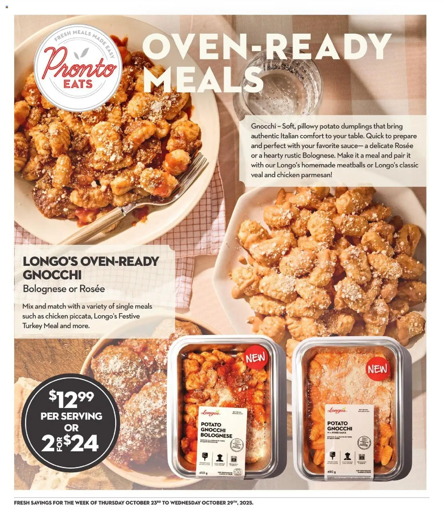 Longo's flyer valid from 23.10.2025 | Page: 16 | Products: Turkey, Chicken