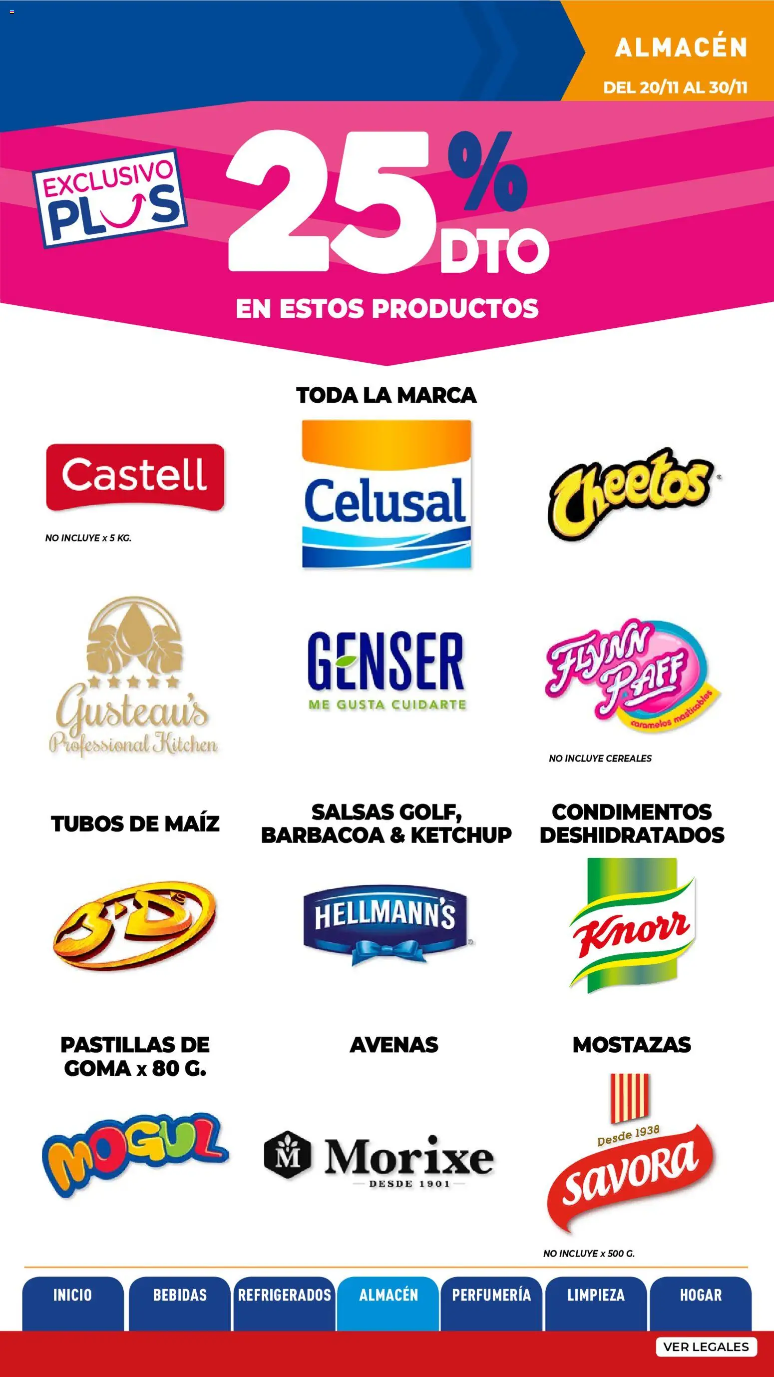 La Anonima catálogo │ válido desde el 20.11.2025 | Página: 22 | Productos: Ketchup, Maiz, Cereales