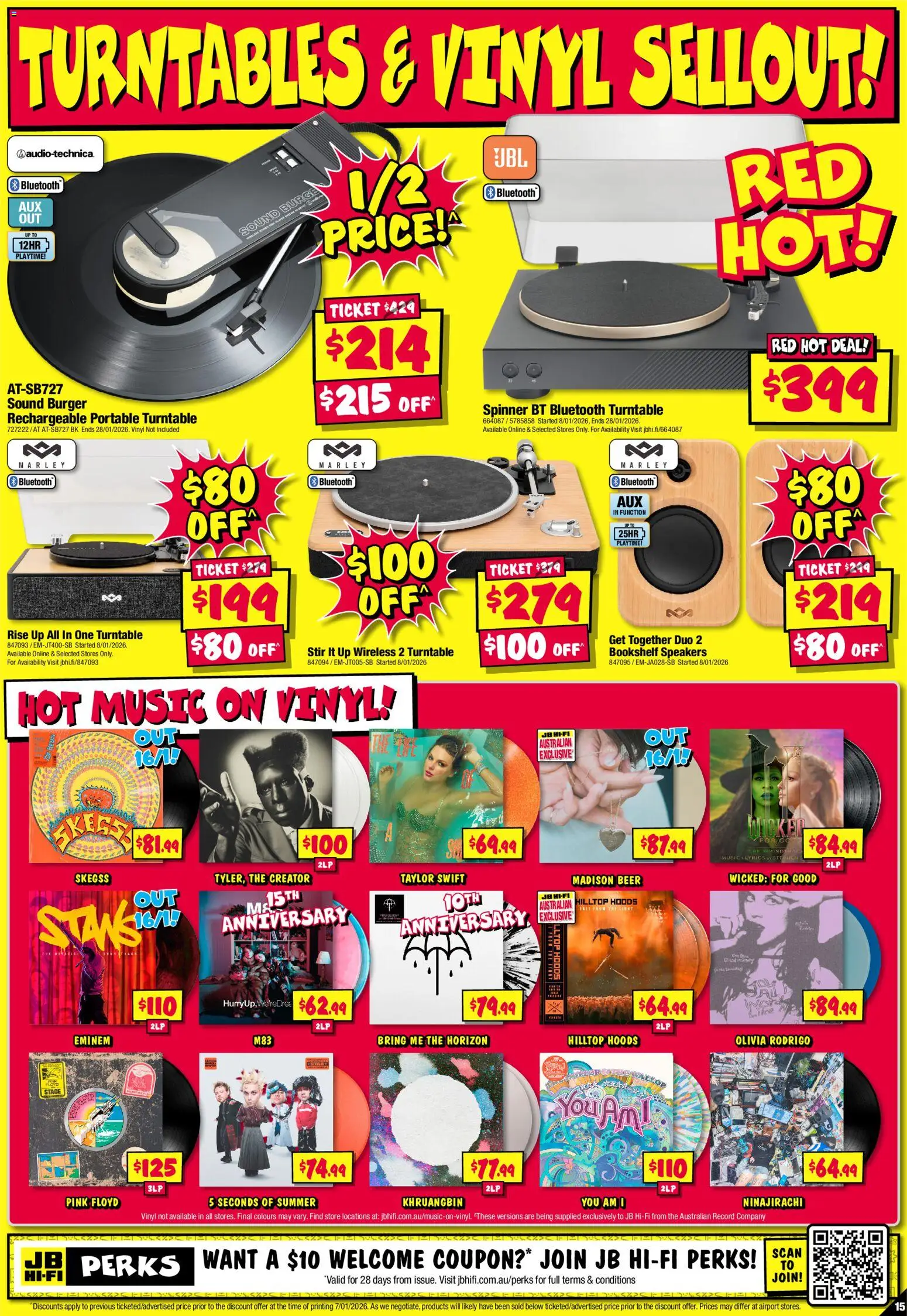 JB Hi-Fi catalogue - valid from 15.01.2026 | Page: 15 | Products: Bookshelf, Beer, Portable