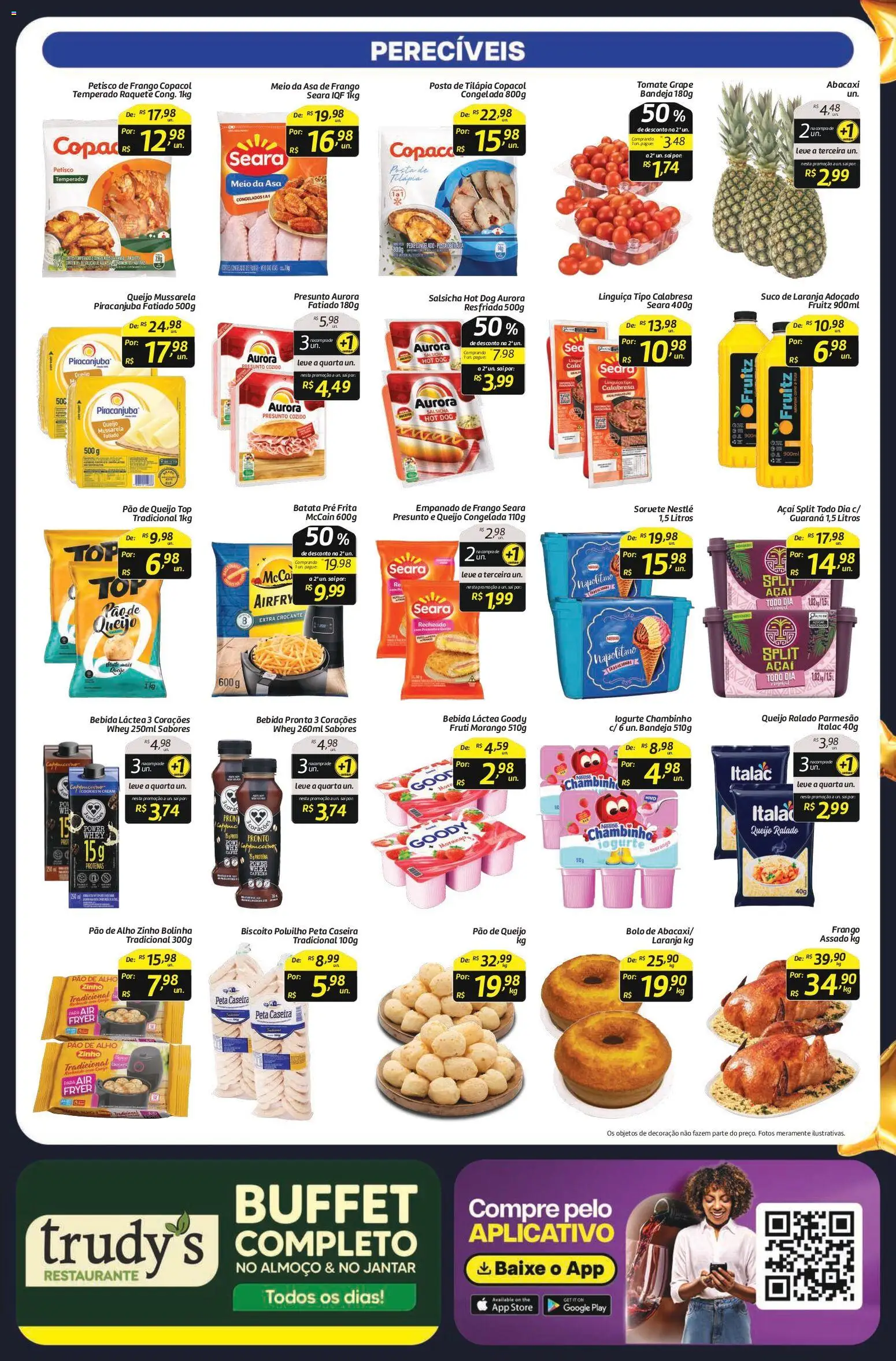 Comper Folheto - válido de 28.11.2025 | Página: 3 | Produtos: Asa de frango, Iogurte, Suco, Abacaxi