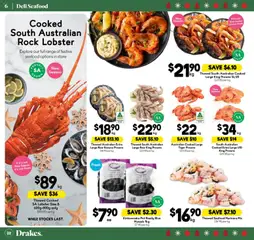 Preview of Drakes Catalogue - valid from 17.12.2025 | Page: 6 | Products: Pot, Lobster, Prawns, Seafood