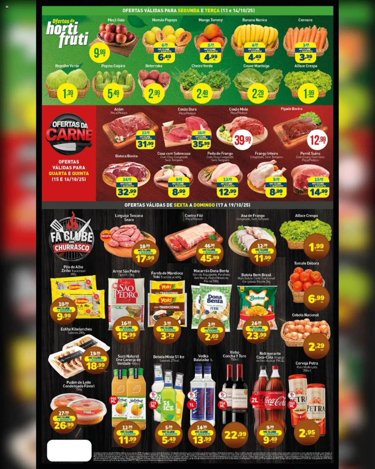 Rede Bom Lugar Folheto - válido de 13.10.2025 | Página: 4 | Produtos: Beterraba, Asa de frango, Couve, Peito de frango