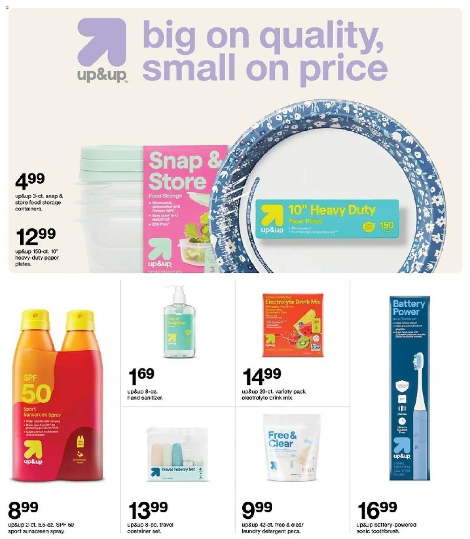 Target Weekly Ad - valid from 25.01.2026 | Page: 33 | Products: Battery, Sunscreen, Detergent