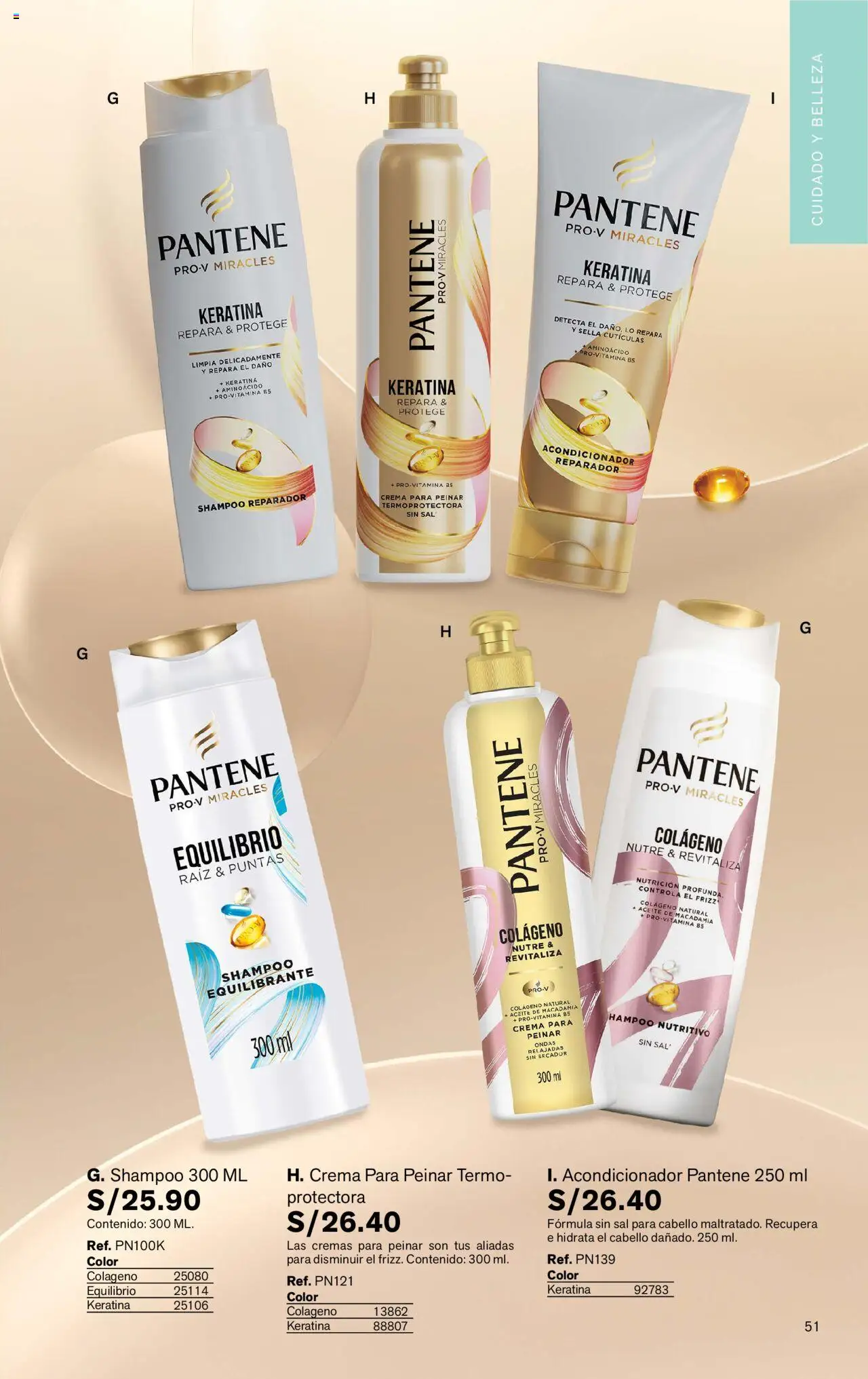 Catálogo Leonisa válido desde 24.06.2025 | Página: 51 | Productos: Shampoo, Acondicionador, Aceite, Crema