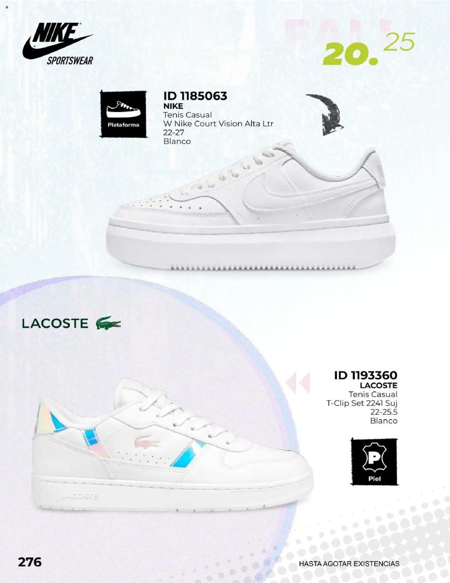Nuevas ofertas de Price Shoes válidas en toda la República Mexicana desde el 27.10.2025. ¡Encuentra las mejores ofertas en Price Shoes catálogo Todo en uno! | Página: 276 | Productos: Tenis